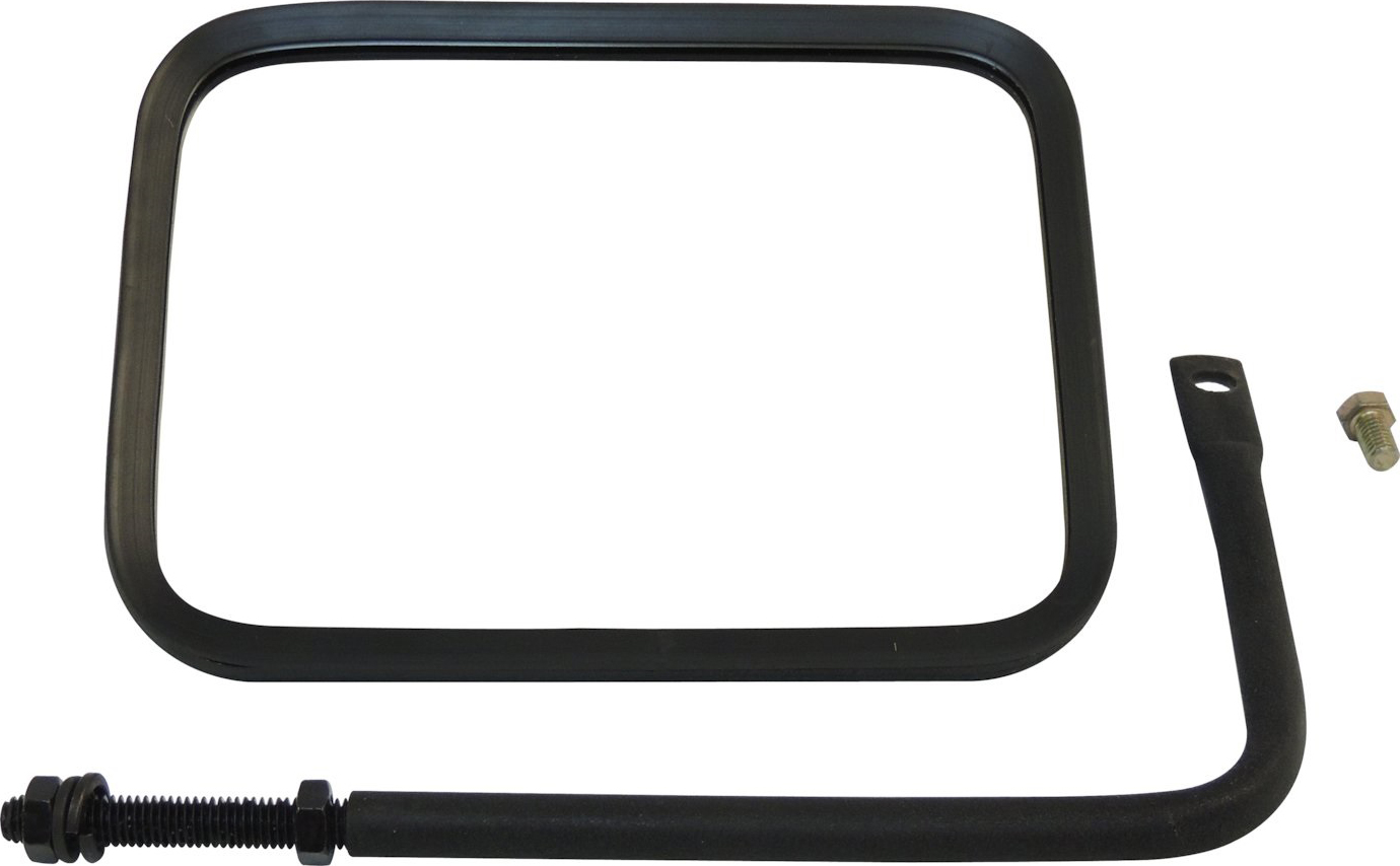 AM Black RubberPlasticGlass Front Left or Right Includes 1 mirror 1 arm hardware Door Panel Mount Sold Individually SKU RT0RT30004 OEM SDM100