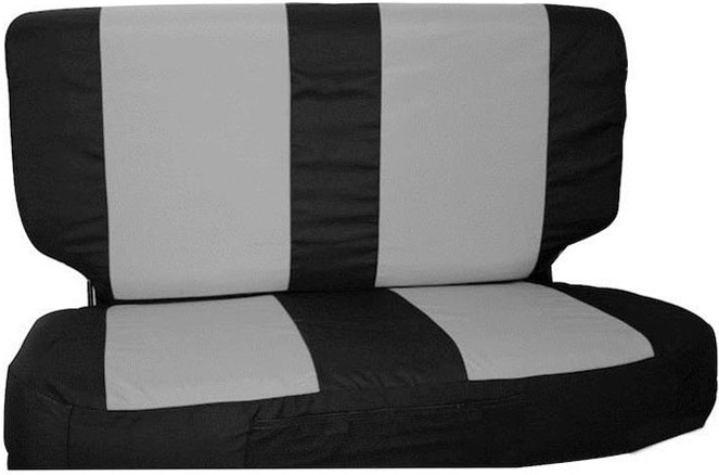 AM BlackGray Fabric Rear Left Right Included Interior Comfort Combo Pack Rear Includes 1 Rear Black Gray Polycanvas Seat Cover and 2 Seat Belt Pads Set of 3-1 year or 12-000 mile RT Off Road limited w SKU RT0SCP20121