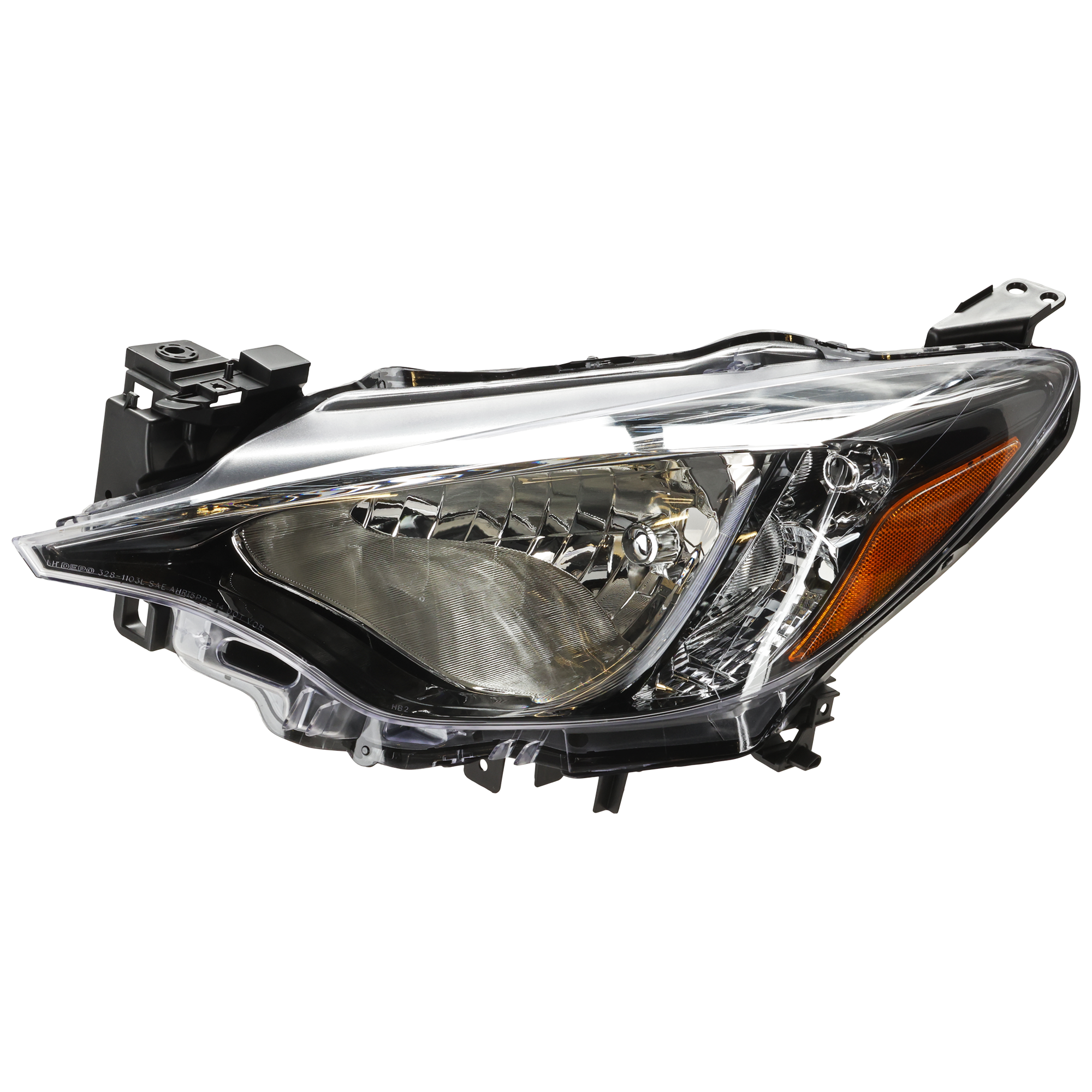 AM SCION IA 16-16 YARIS 19-20 YARIS IA 17-18 HEAD LAMP LH Lens and Housing 20-20 Hatchback Sedan Exc. XLE Model CAPA SKU RT10010014Q Partslink SC2502106C OEM 81170WB001