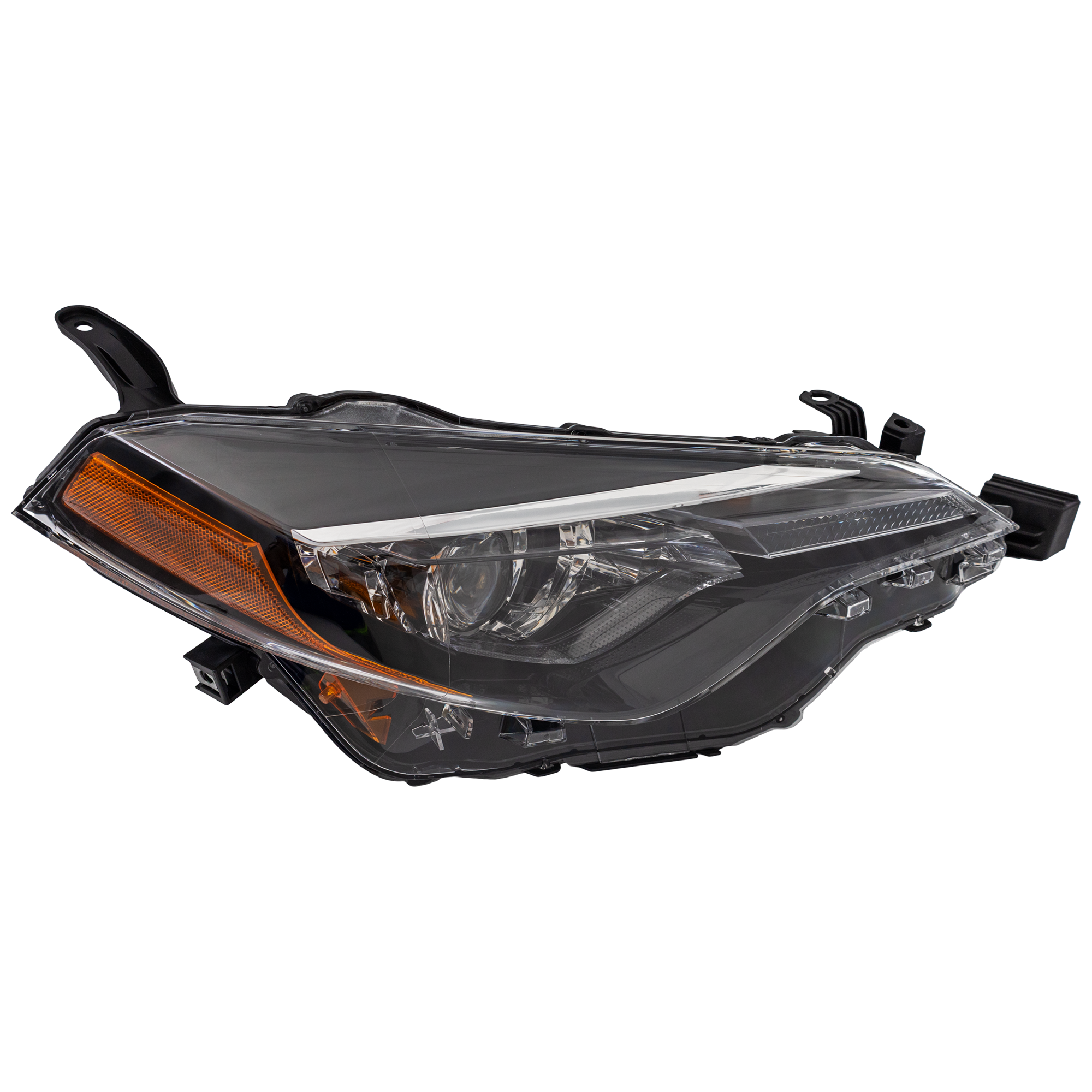 AM COROLLA 17-19 HEAD LAMP RH Assembly Bi LED w LED DRL CE L LE LE ECO Models CAPA SKU RT10010017Q Partslink TO2503249C OEM 8111002M70