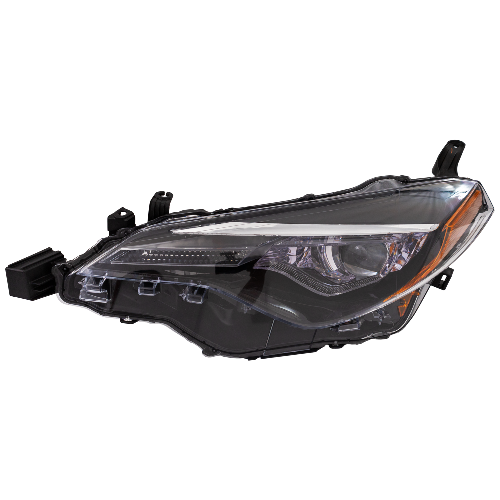 AM COROLLA 17-19 HEAD LAMP LH Assembly Bi LED w LED DRL CE L LE LE ECO Models CAPA SKU RT10010018Q Partslink TO2502249C OEM 8115002M70