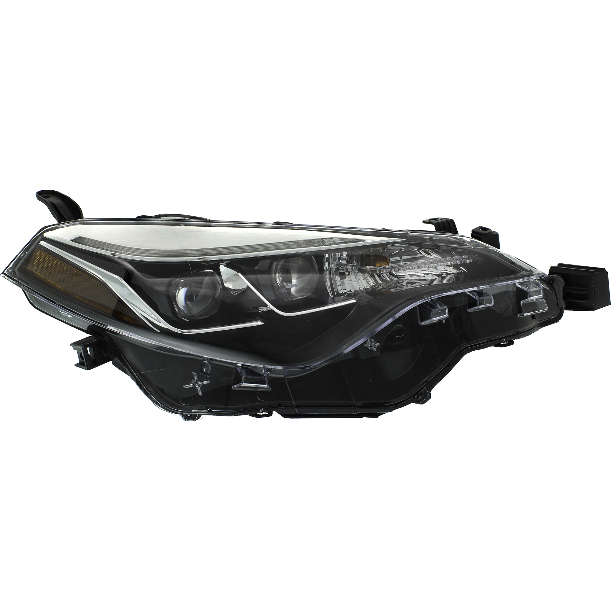 AM COROLLA 17-19 HEAD LAMP RH Assembly Multi LED w LED DRL SE XLE XSE 50th Anniv Special Ed. Models Sedan CAPA SKU RT10010019Q Partslink TO2503250C OEM 8111002M90