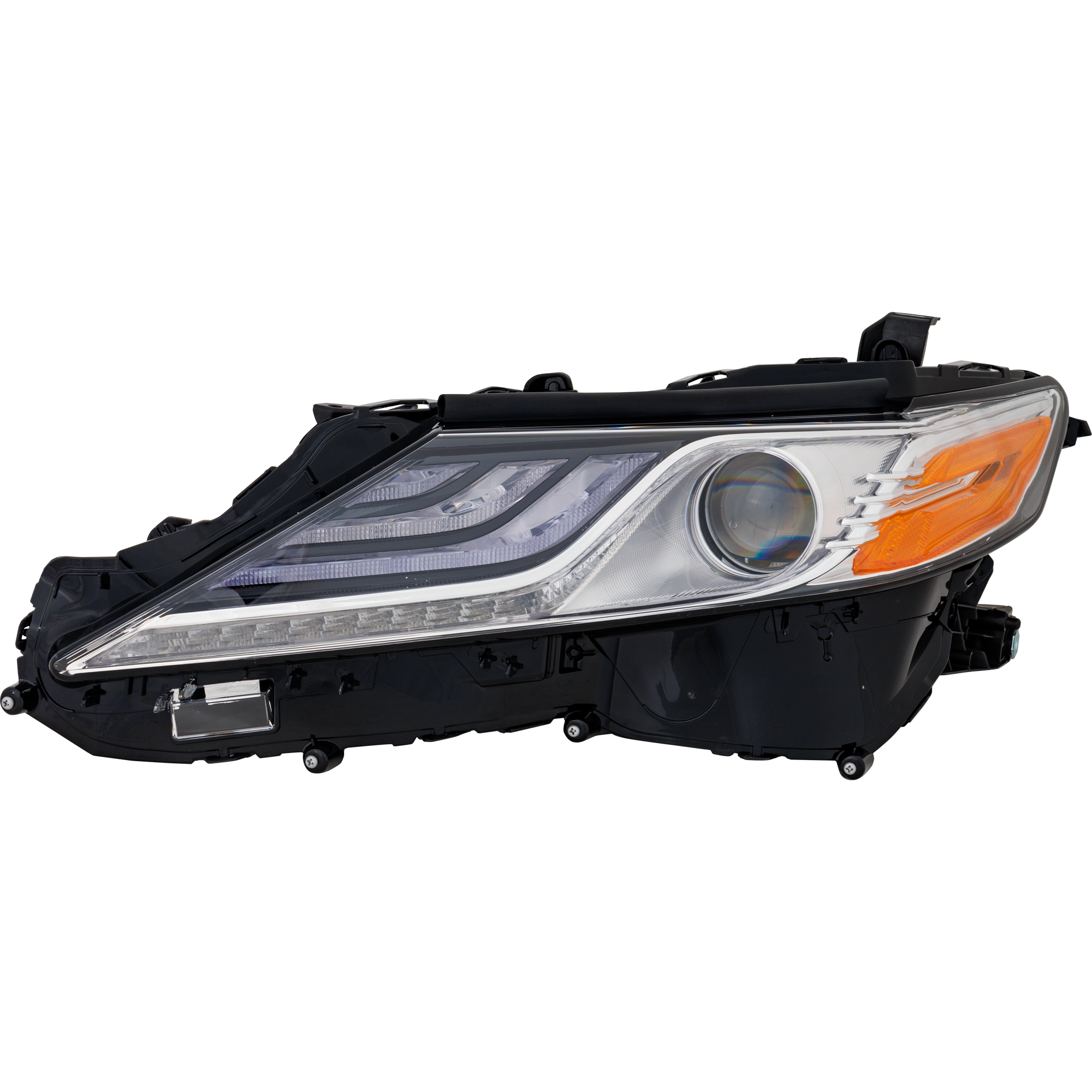 AM CAMRY 18-18 HEAD LAMP LH Assembly LED XLE Model w LED Signal Light Hybrid XLE w o Adaptive Headlights Models SKU RT10010036 Partslink TO2502256 OEM 8115006D70