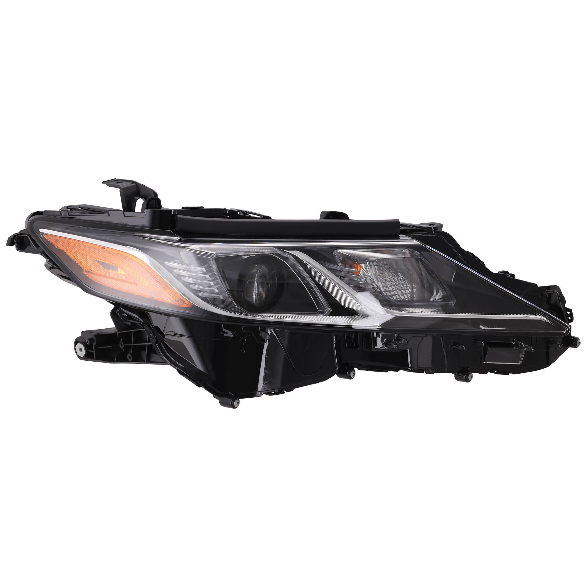 AM CAMRY 18-18 HEAD LAMP RH Assembly LED L LE SE w o LED Signal Light North America Built Vehicle Hybrid LE Hybrid SE Models SKU RT10010047 Partslink TO2503255 OEM 8111006C40