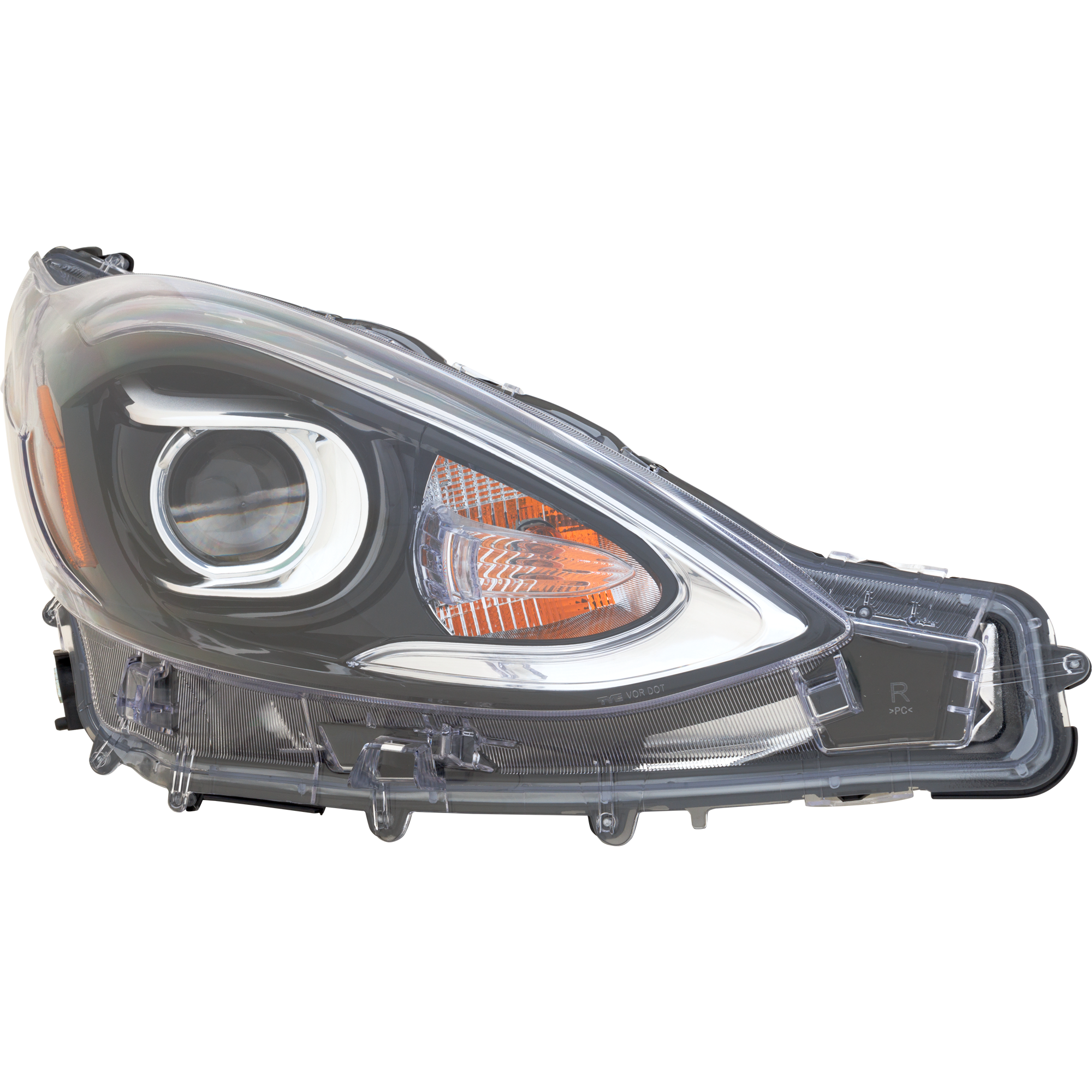 AM PRIUS C 18-19 HEAD LAMP RH Assembly LED SKU RT10010049 Partslink TO2503259 OEM 8110552M30