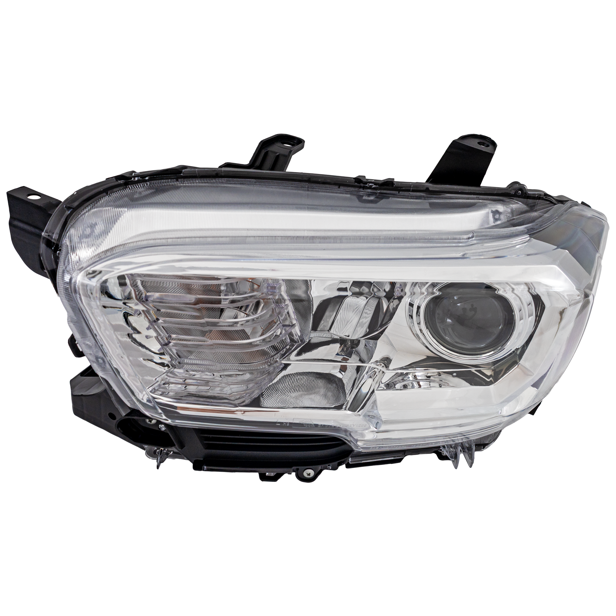 AM TACOMA 19-23 HEAD LAMP LH Assembly Halogen Chrome Interior w o LED Daytime Running Light w Fog Light Holes SKU RT10010058 Partslink TO2502276 OEM 8115004262