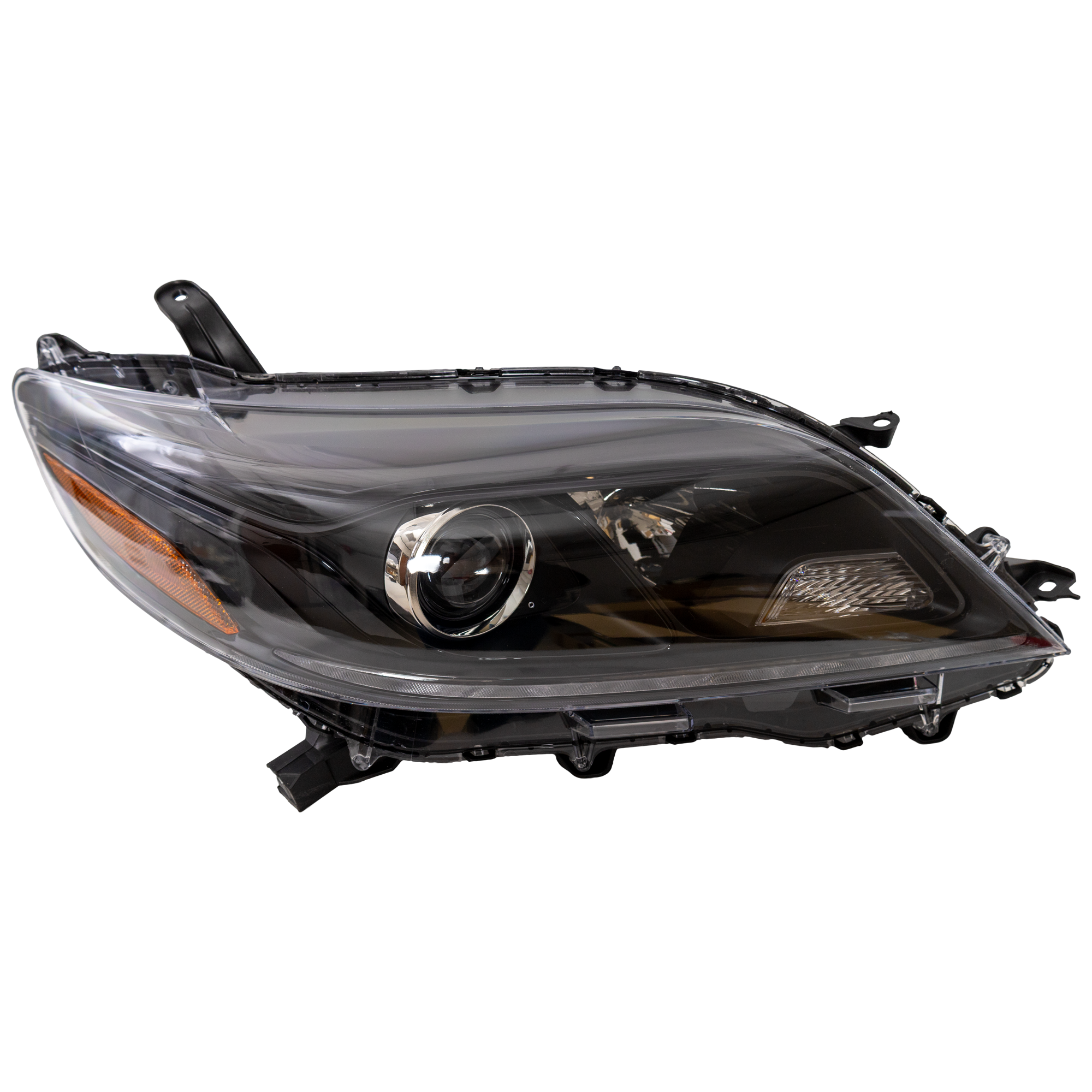 AM SIENNA 20-20 HEAD LAMP RH Assembly Halogen SE Model SKU RT10010067 Partslink TO2503289 OEM 8111008190