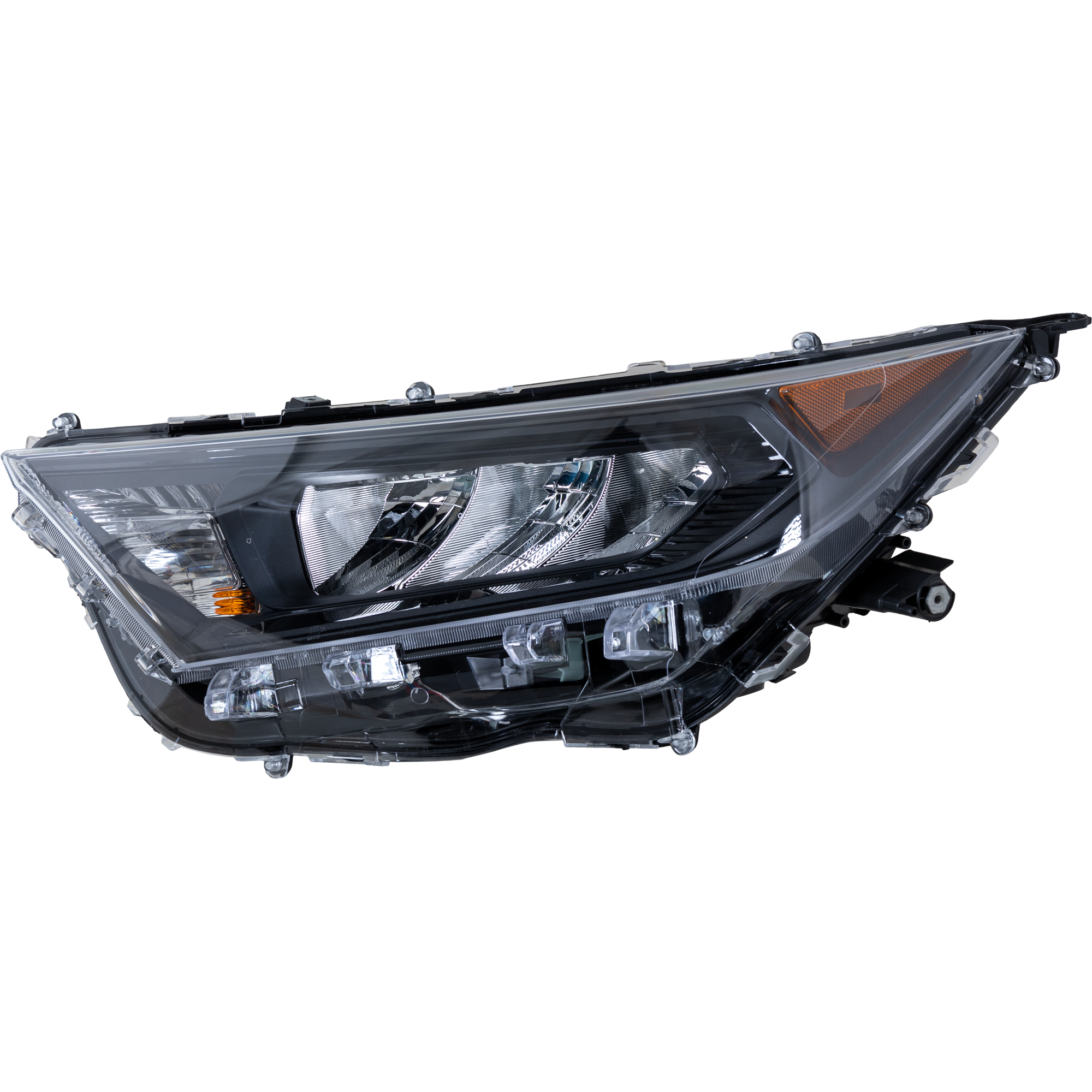 AM RAV4-19-22 HEAD LAMP LH Assembly LE Model North America Built Vehicle CAPA SKU RT10010070Q Partslink TO2502274C OEM 811500R150-811500R152