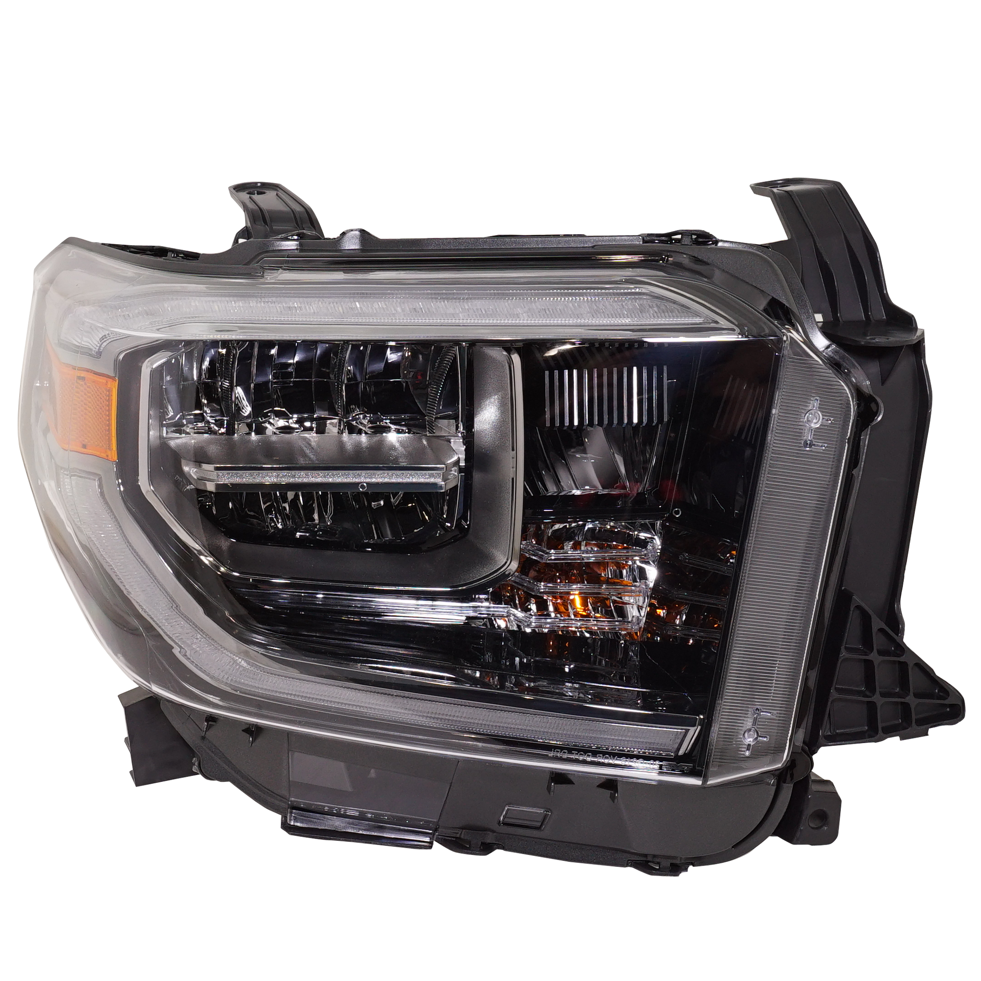 AM TUNDRA 18-18 HEAD LAMP RH Assembly LED Black Interior w Smoked Chrome Accent SKU RT10010083 Partslink TO2503263 OEM 811100C210