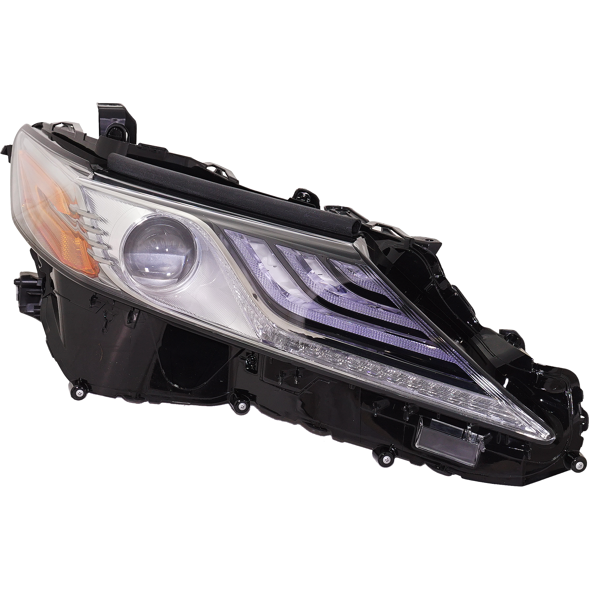 AM CAMRY 18-18 HEAD LAMP RH Assembly LED XSE Model w LED Signal Light SKU RT10010087 Partslink TO2503257 OEM 8111006D80