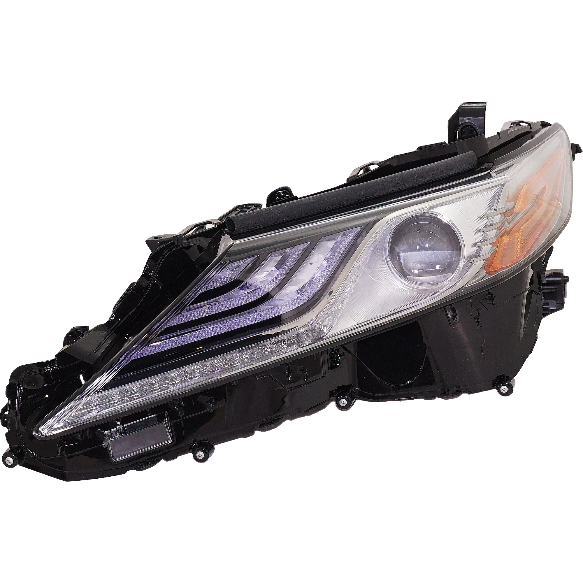 AM CAMRY 18-18 HEAD LAMP LH Assembly LED XSE Model w LED Signal Light SKU RT10010088 Partslink TO2502257 OEM 8115006D80