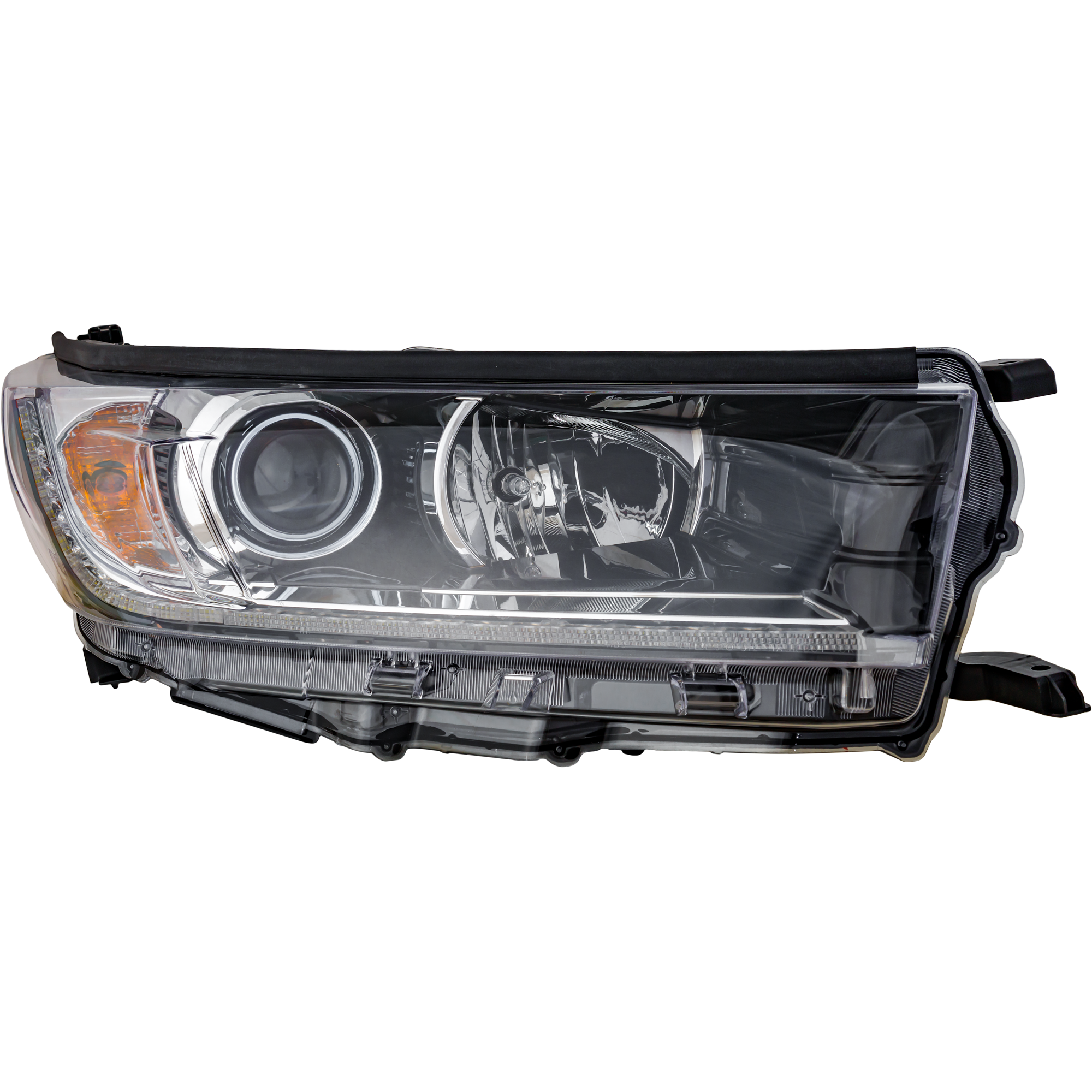 AM HIGHLANDER 17-18 HEAD LAMP RH Assembly w o Smoked Chrome Accent SKU RT10010115 Partslink TO2503253 OEM 811100E390
