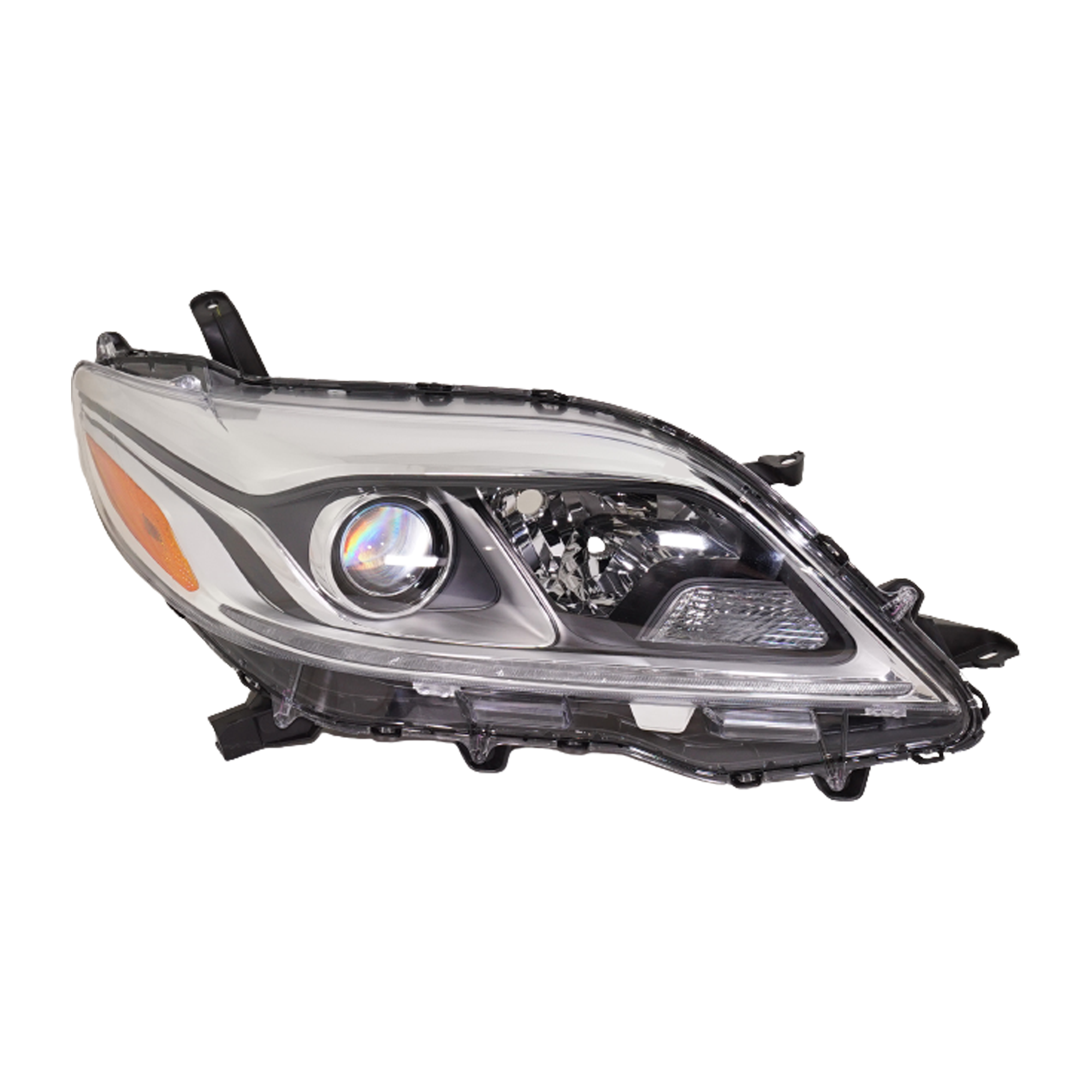 AM SIENNA 15-20 HEAD LAMP RH Lens and Housing HID Xenon w o HID Kit SKU RT10010117 Partslink TO2519154 OEM 8114508070