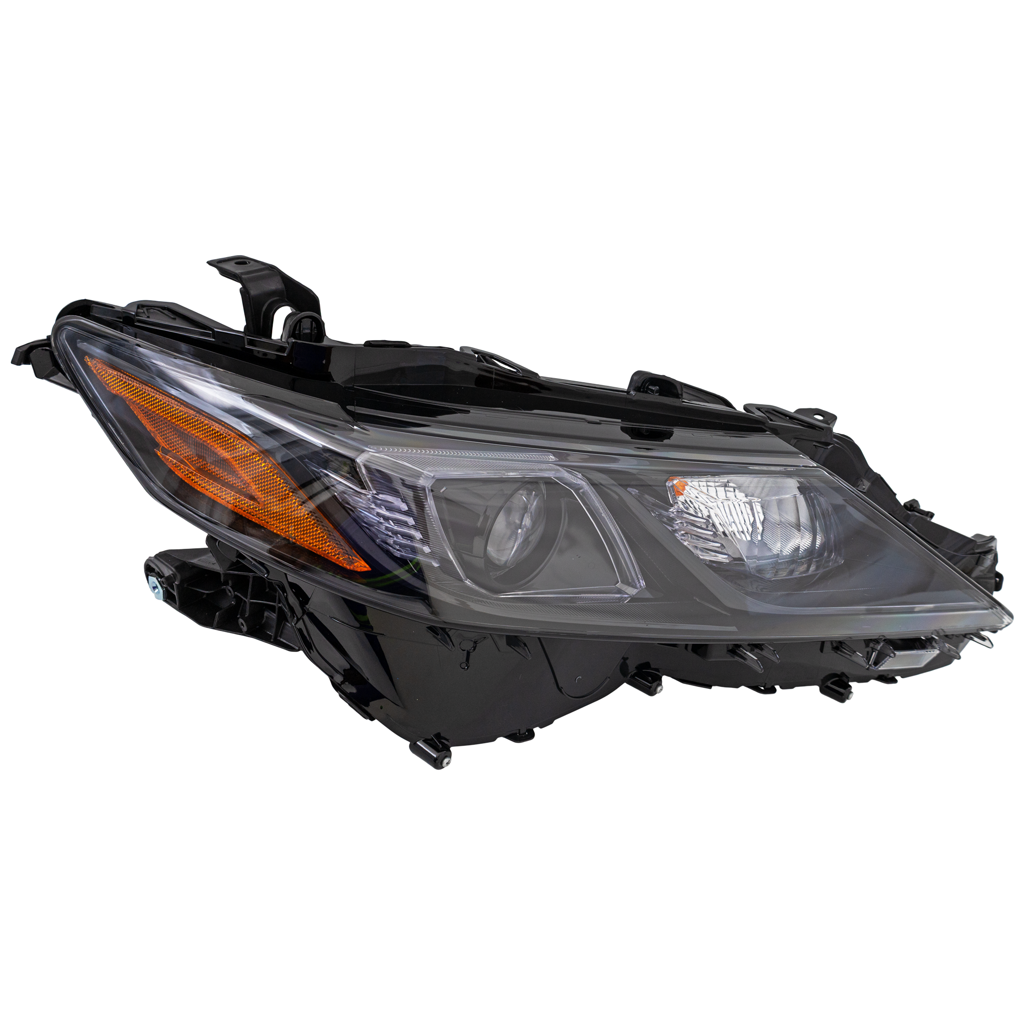 AM CAMRY 18-24 HEAD LAMP RH Assembly Halogen XSE w TRD Package SE TRD w o LED Signal Light North America Built Vehicle Hybrid SE 21-24 Models CAPA SKU RT10010125Q Partslink TO2503299C OEM 8111006F60