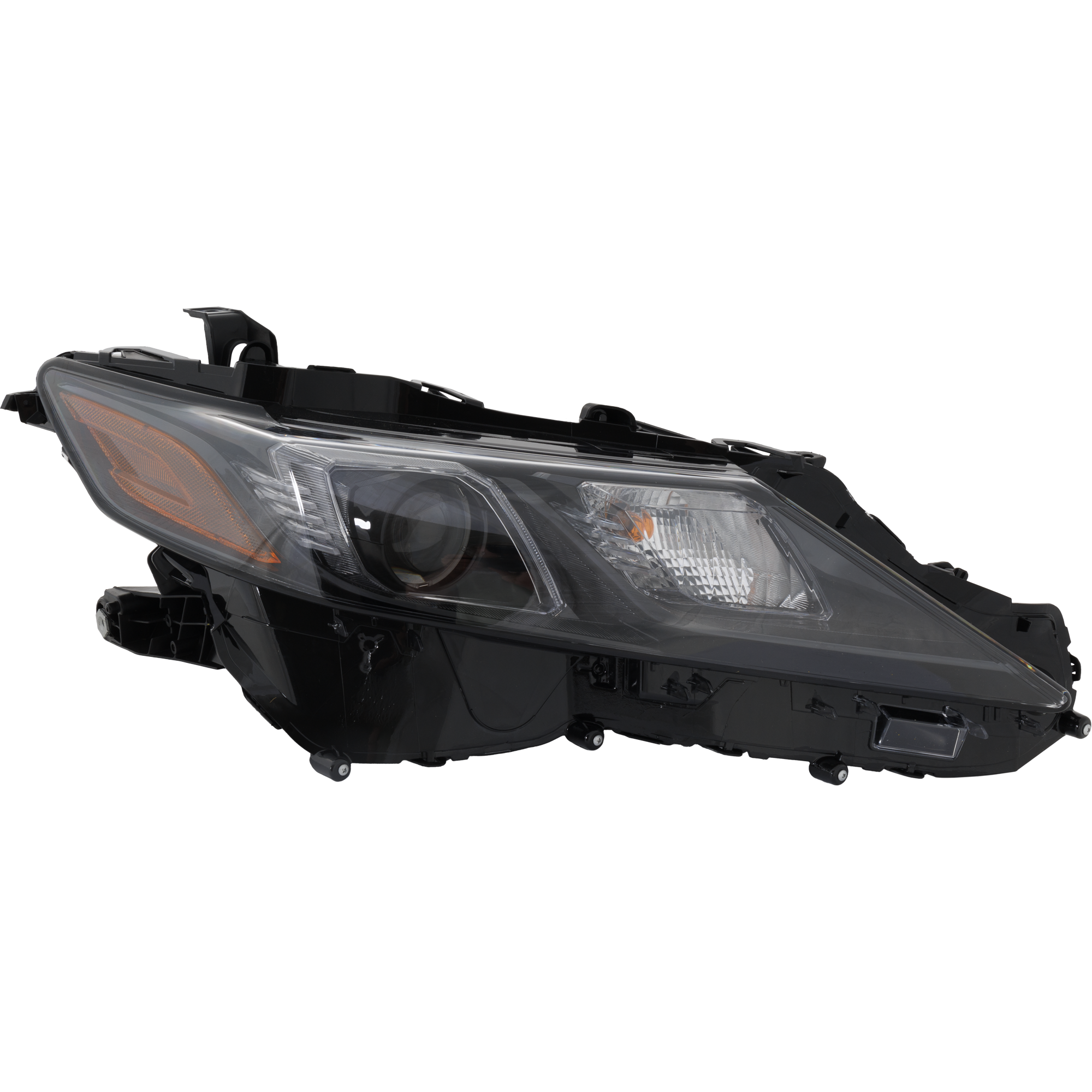 AM CAMRY 18-24 HEAD LAMP RH Assembly Halogen XSE w TRD Package SE TRD w o LED Signal Light North America Built Vehicle Hybrid SE 21-24 Models SKU RT10010125 Partslink TO2503299 OEM 8111006F60