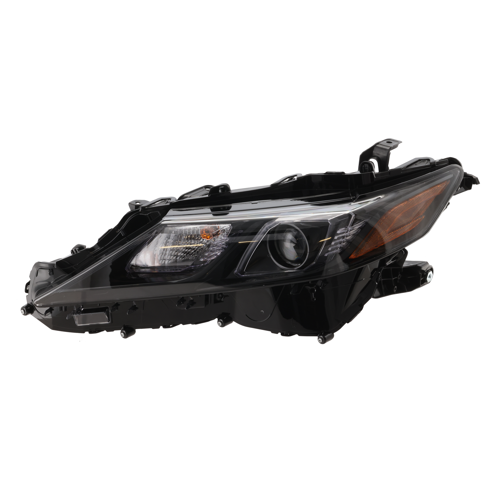 AM CAMRY 18-24 HEAD LAMP LH Assembly Halogen XSE w TRD Package SE TRD w o LED Signal Light North America Built Vehicle Hybrid SE 21-24 Models CAPA SKU RT10010126Q Partslink TO2502299C OEM 8115006C20