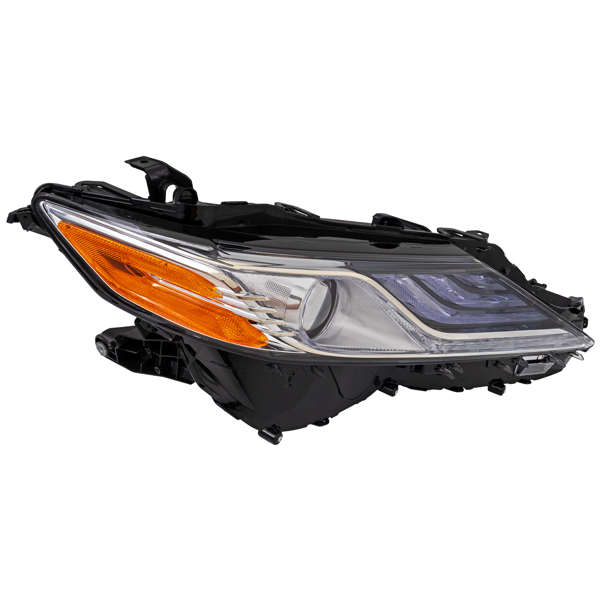AM CAMRY 19-24 HEAD LAMP RH Assembly LED XLE w LED Signal Light Hybrid XLE w o Adaptive Headlights Models SKU RT10010129 Partslink TO2503278 OEM 8111006D71