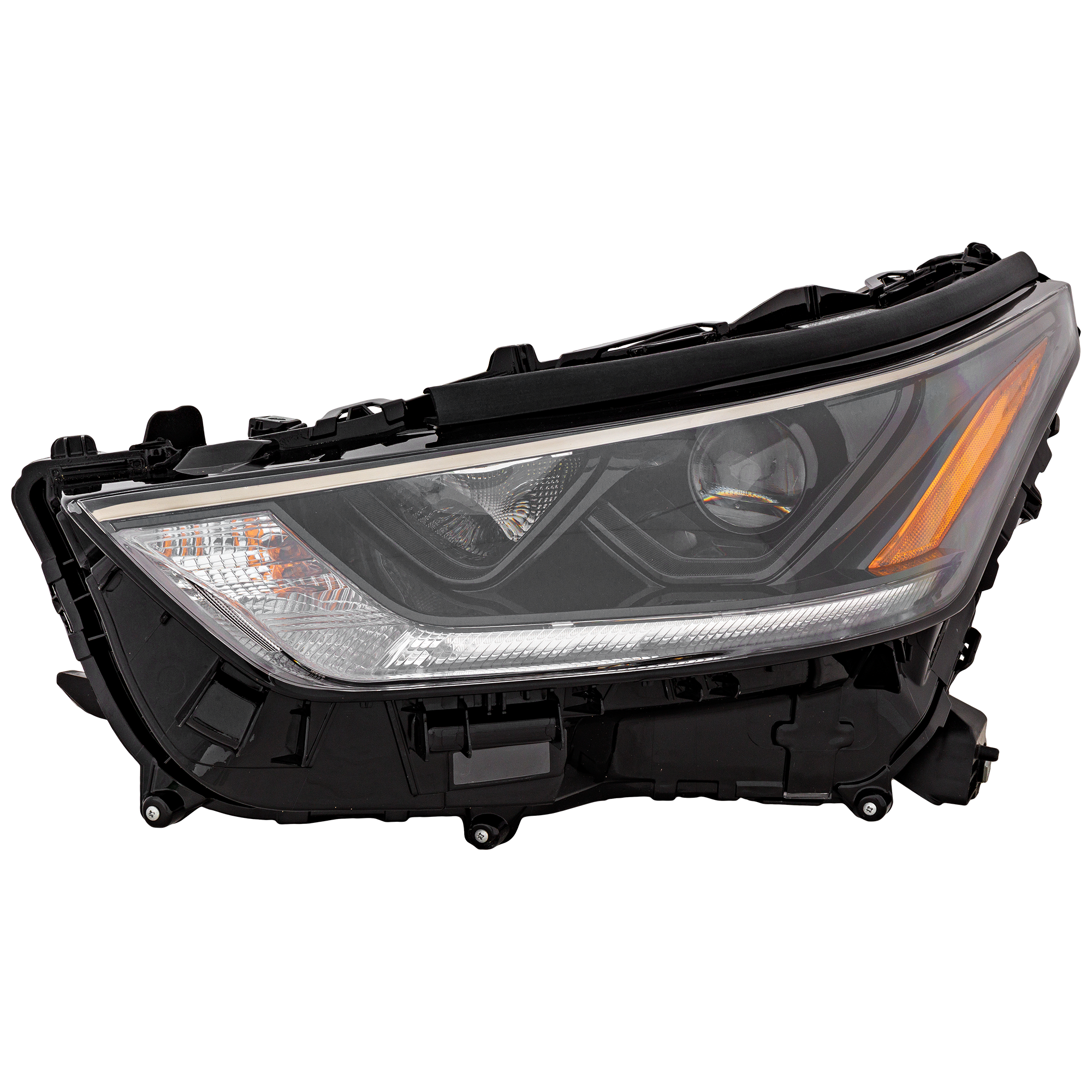 AM HIGHLANDER 21-23 HEAD LAMP LH Assembly LED XSE Model CAPA SKU RT10010142Q Partslink TO2502303C OEM 811500E470