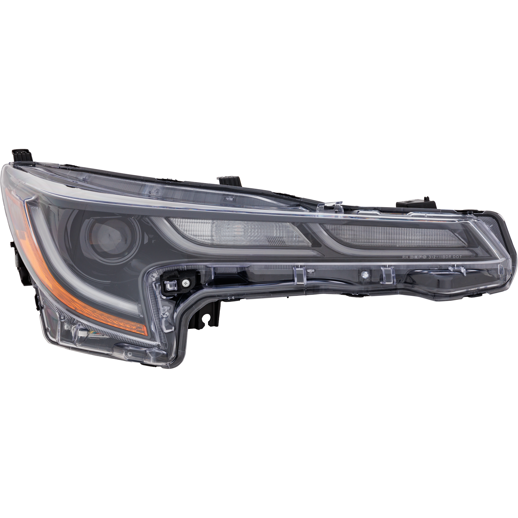 AM COROLLA 20-22 HEAD LAMP RH Assembly LED SE XSE w Apex Edition Sedan North America Built Vehicle CAPA SKU RT10010223AQ Partslink TO2503304C OEM 8111002P50