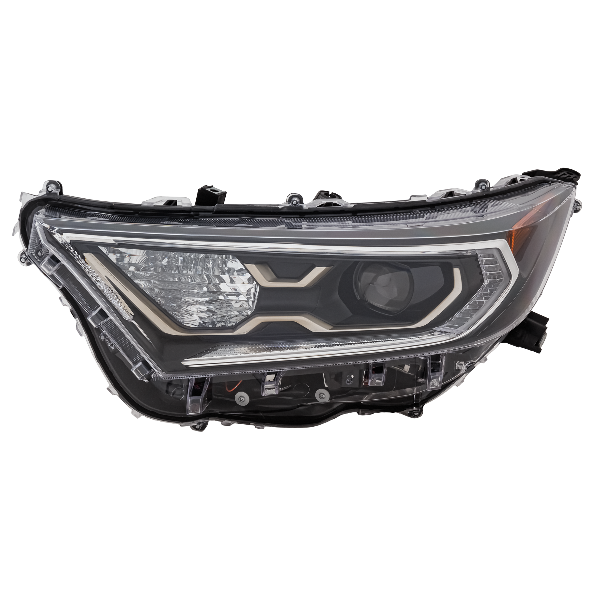 AM RAV4 PRIME 21-21 HEAD LAMP LH Lens and Housing LED w o Adaptive Headlamps CAPA SKU RT10010242UQ OEM 8117042B11 PFM
