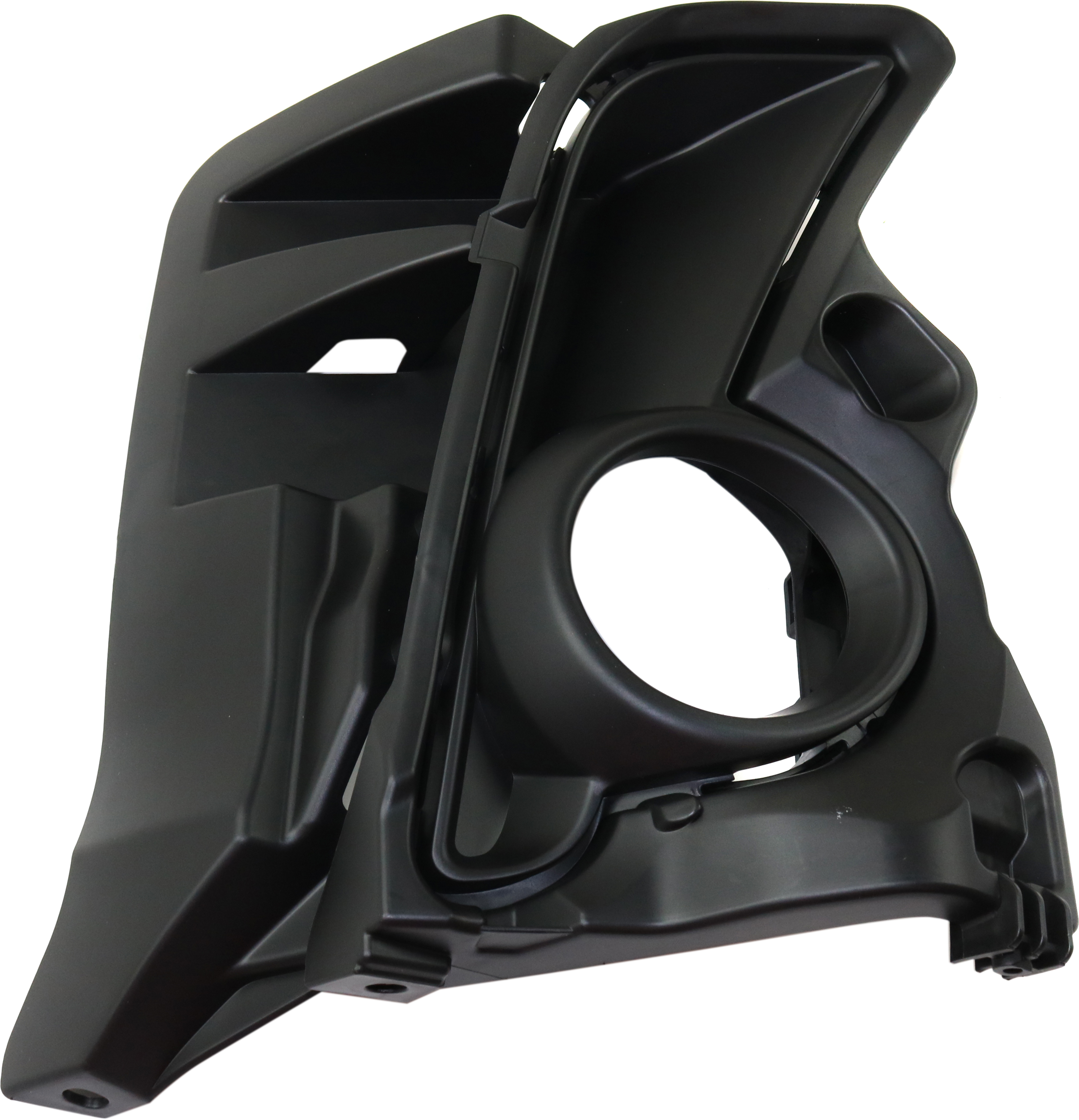 AM HIGHLANDER 17-19 FRONT FOG LAMP MOLDING RH Textured Black SKU RT10820004 Partslink TO1039200 OEM 520300E030