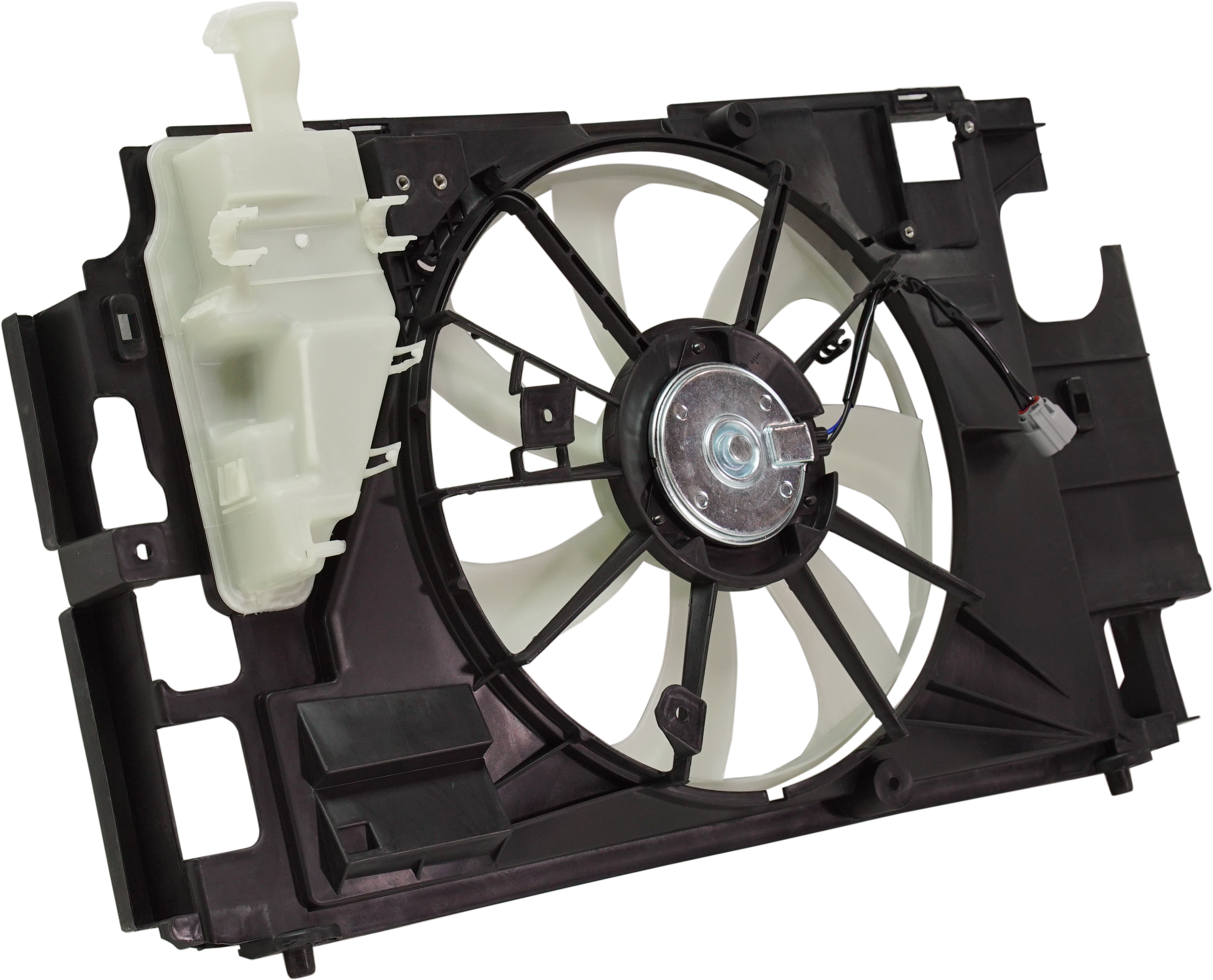 AM PRIUS C 12-15 RADIATOR FAN ASSEMBLY To 9-15 Includes Coolant tank SKU RT16090003 Partslink TO3115180 OEM 1671121150 PFM 1636321060-8925