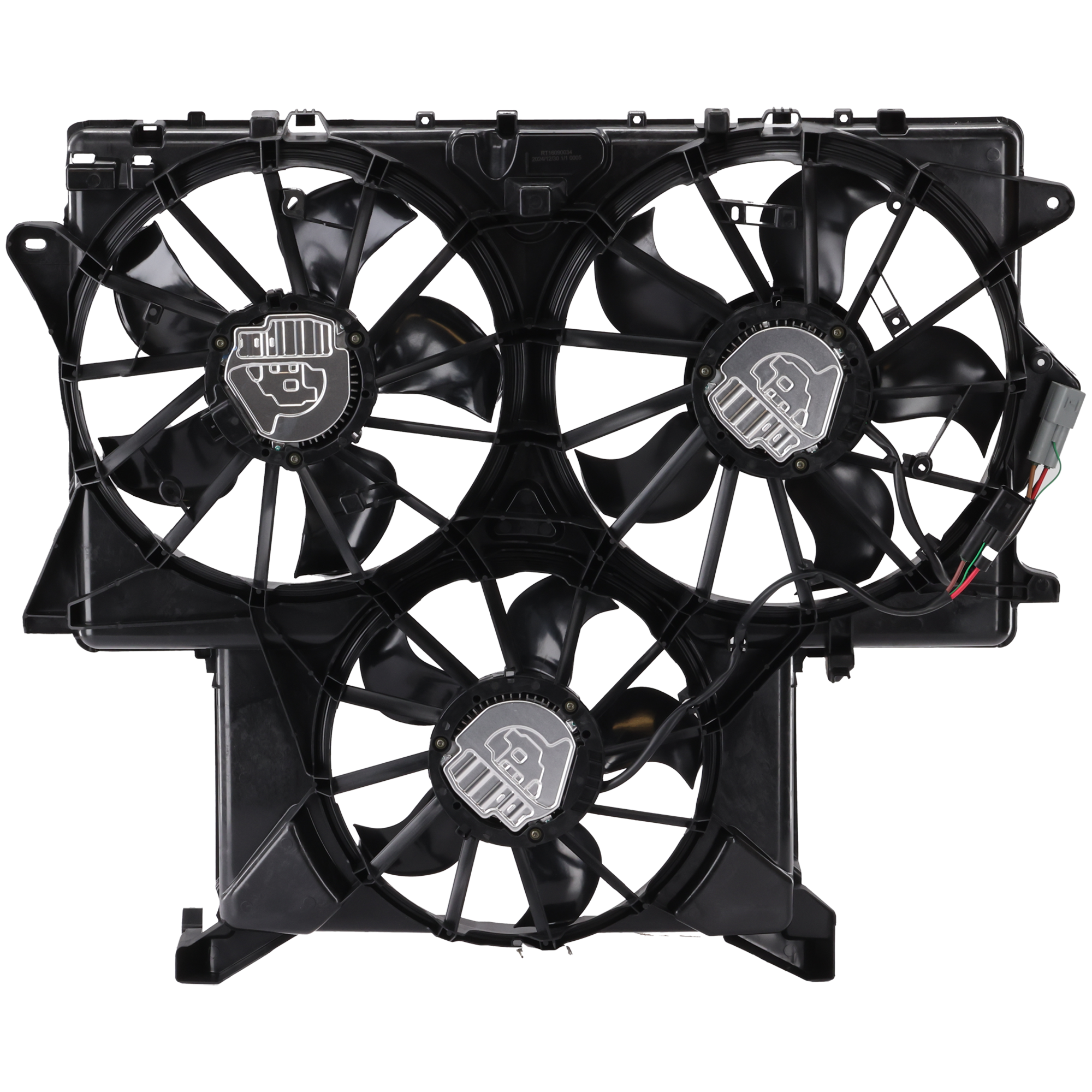 AM SILVERADO 20-22 SIERRA 1500-20-22 RADIATOR FAN ASSEMBLY Triple Fan 3.0L Eng SKU RT16090034 OEM 84543313-84120617-84543314-848