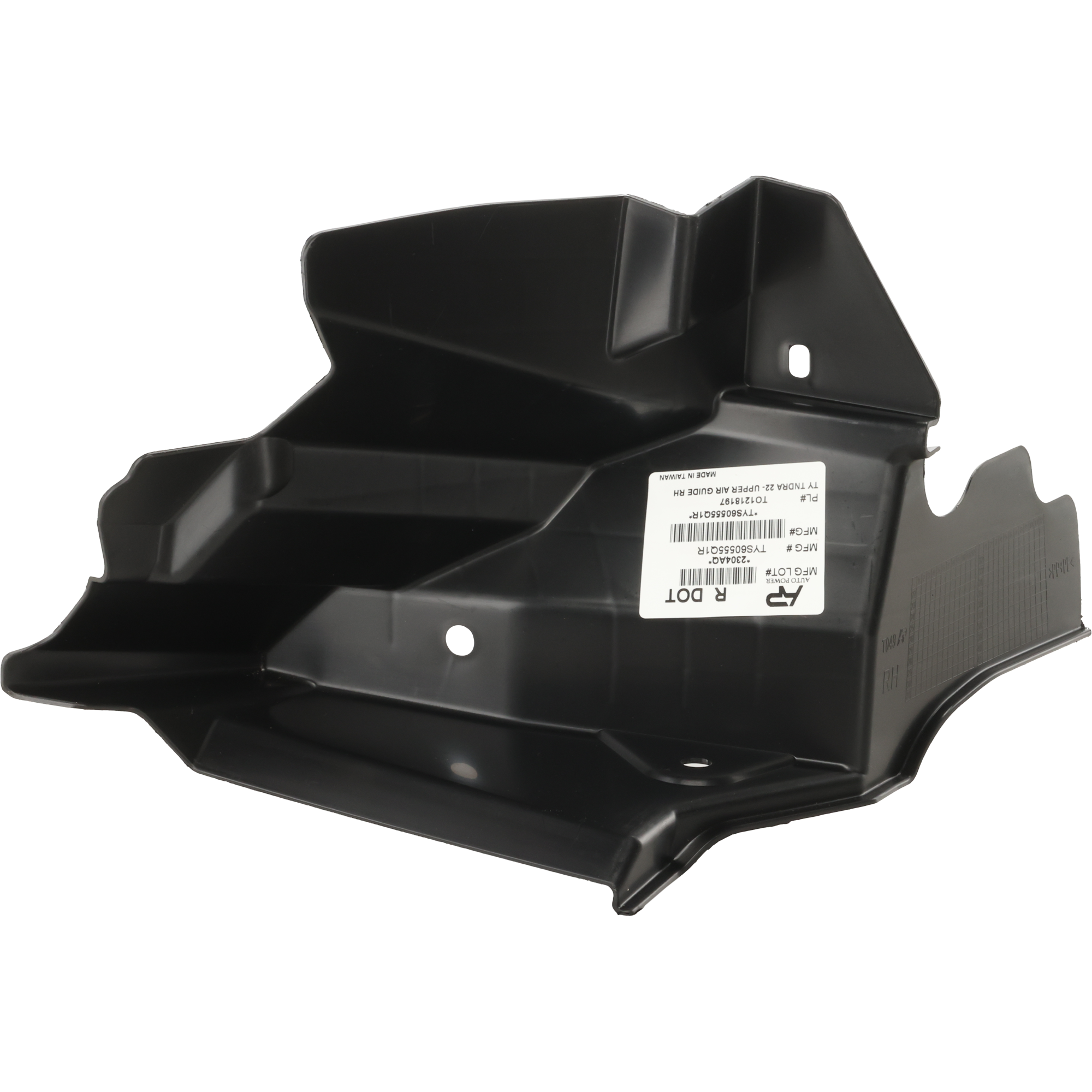 AM TUNDRA 22-24 RADIATOR SUPPORT AIR GUIDE RH Side CAPA SKU RT16290021Q Partslink TO1218197C OEM 16593F4010