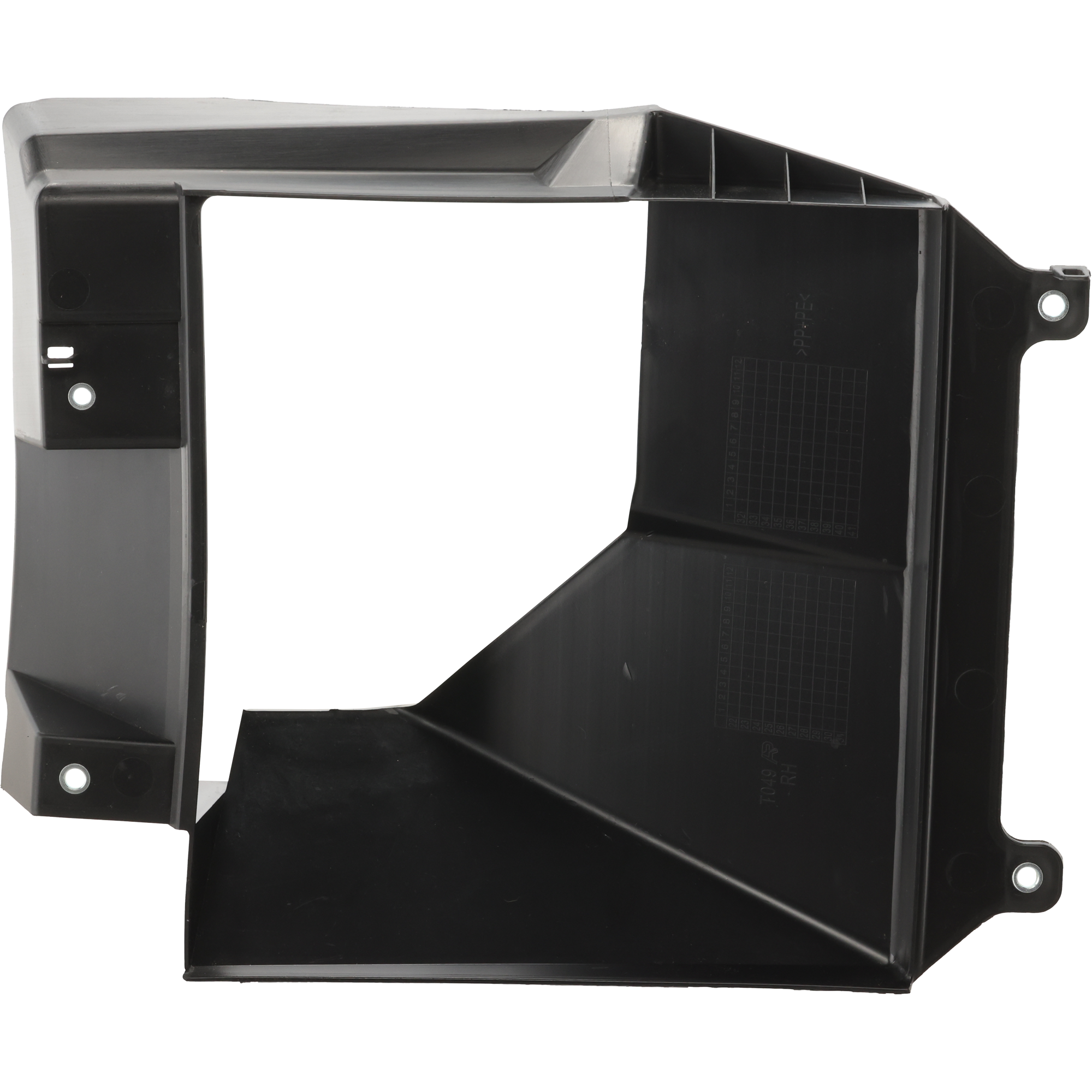AM TUNDRA 22-24 RADIATOR SUPPORT AIR INTAKE DUCT RH CAPA SKU RT16330007Q Partslink TO1039255C OEM 165C1F4010