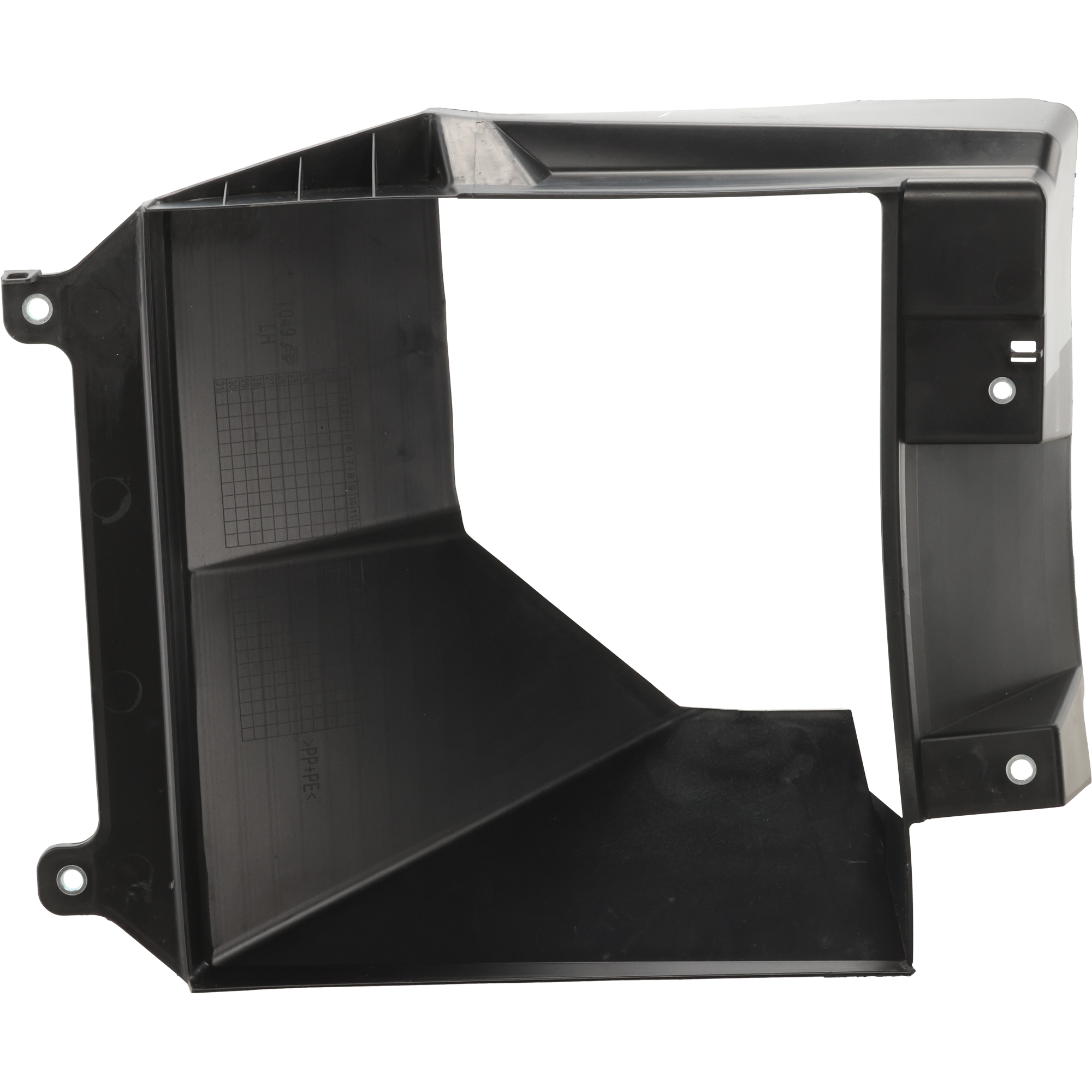 AM TUNDRA 22-25 RADIATOR SUPPORT AIR INTAKE DUCT LH SKU RT16330008 Partslink TO1038255 OEM 165D1F4010