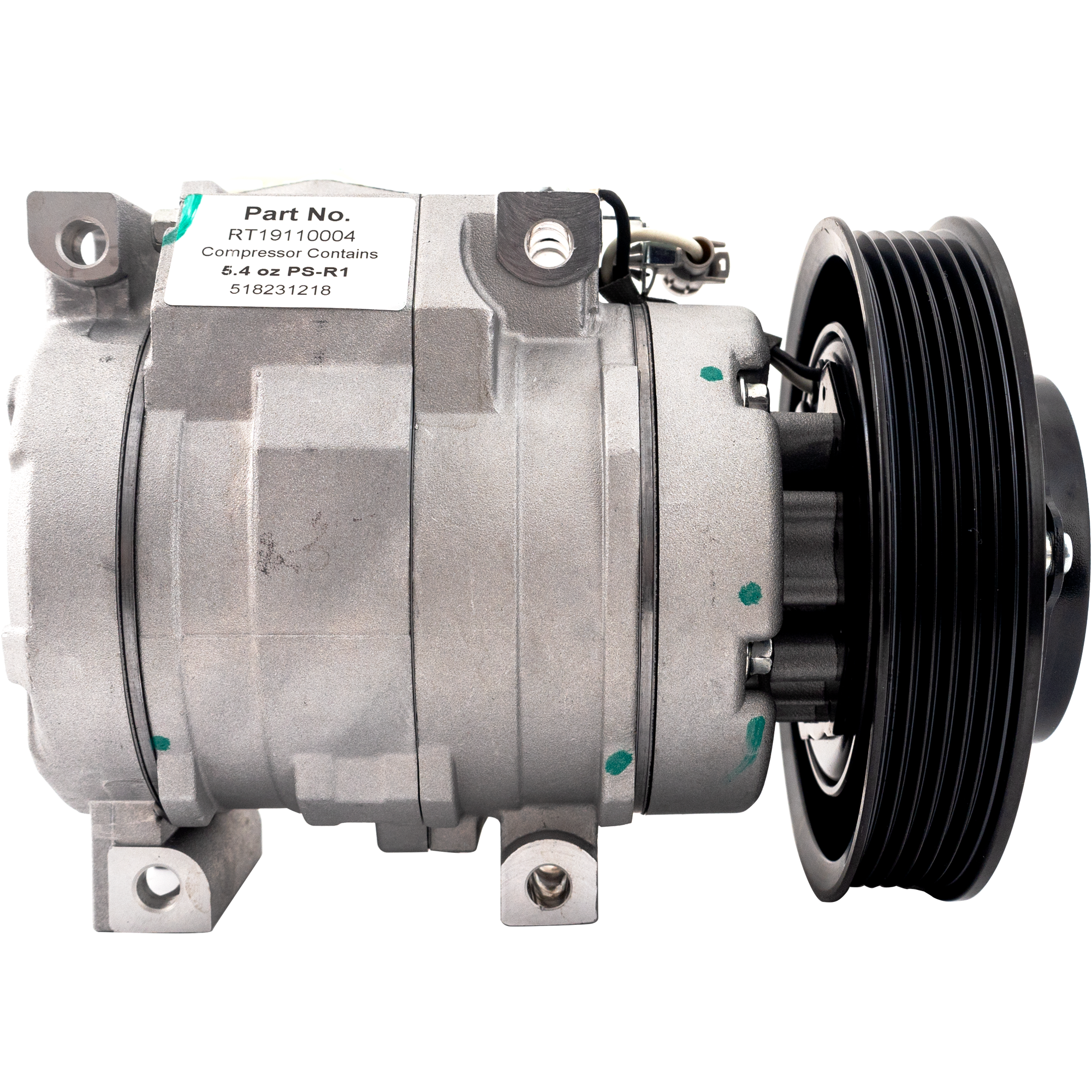 AM COROLLA MATRIX 03-08 A C COMPRESSOR New w Clutch 6 Groove Pulley SKU RT19110004 OEM 78391-254489-0610120-639302-81