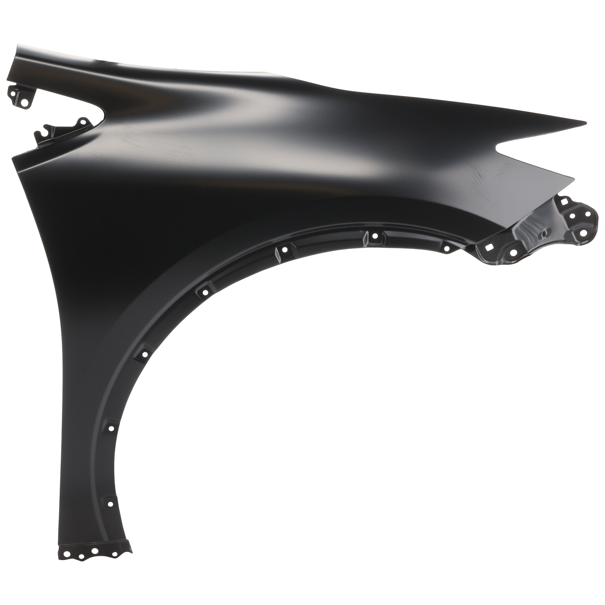 AM PRIUS PRIUS PRIME 23-23 FRONT FENDER RH Black Plastic CAPA SKU RT22010041Q Partslink TO1241286C OEM 5380147110