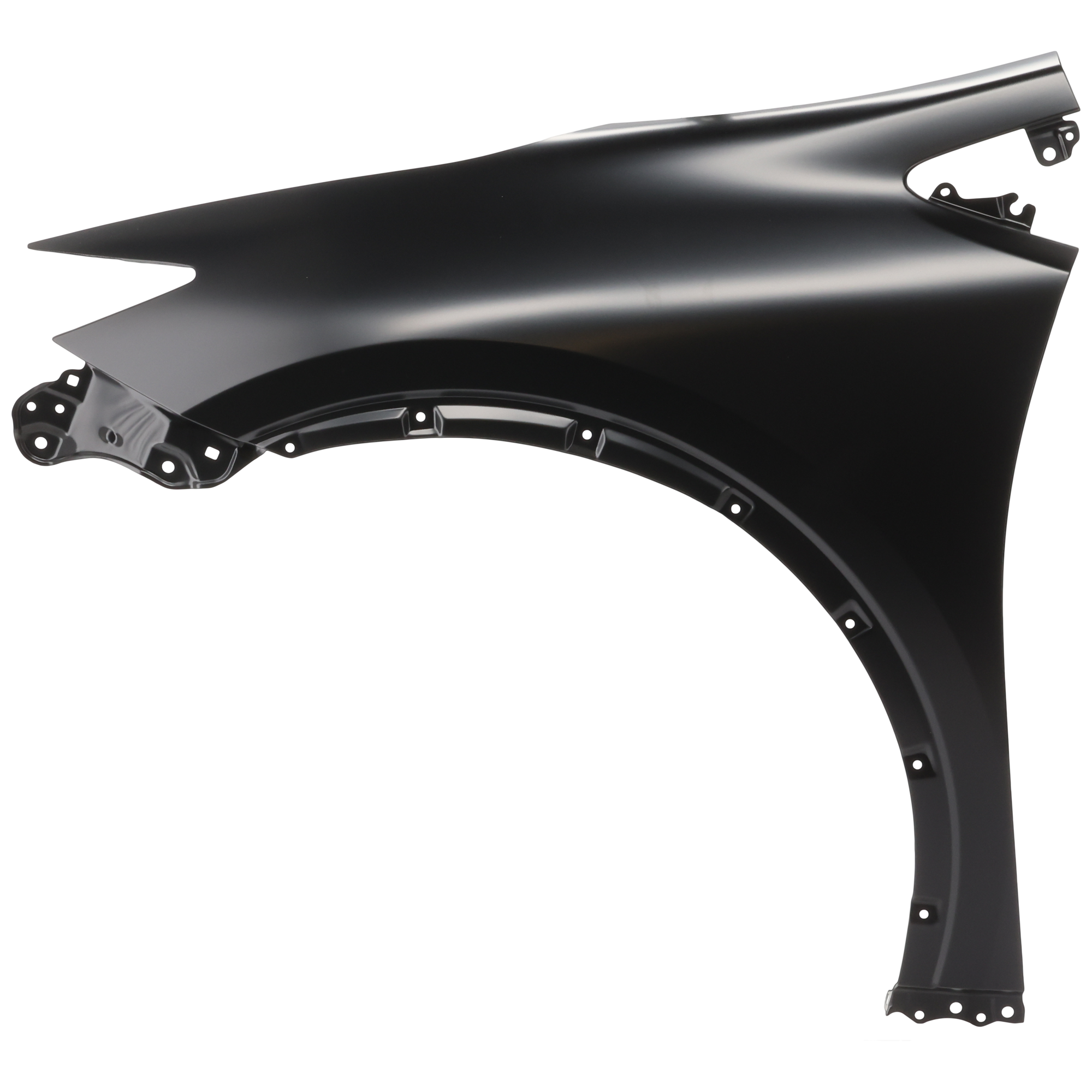 AM PRIUS PRIUS PRIME 23-23 FRONT FENDER LH Black Plastic CAPA SKU RT22010042Q Partslink TO1240286C OEM 5380247130