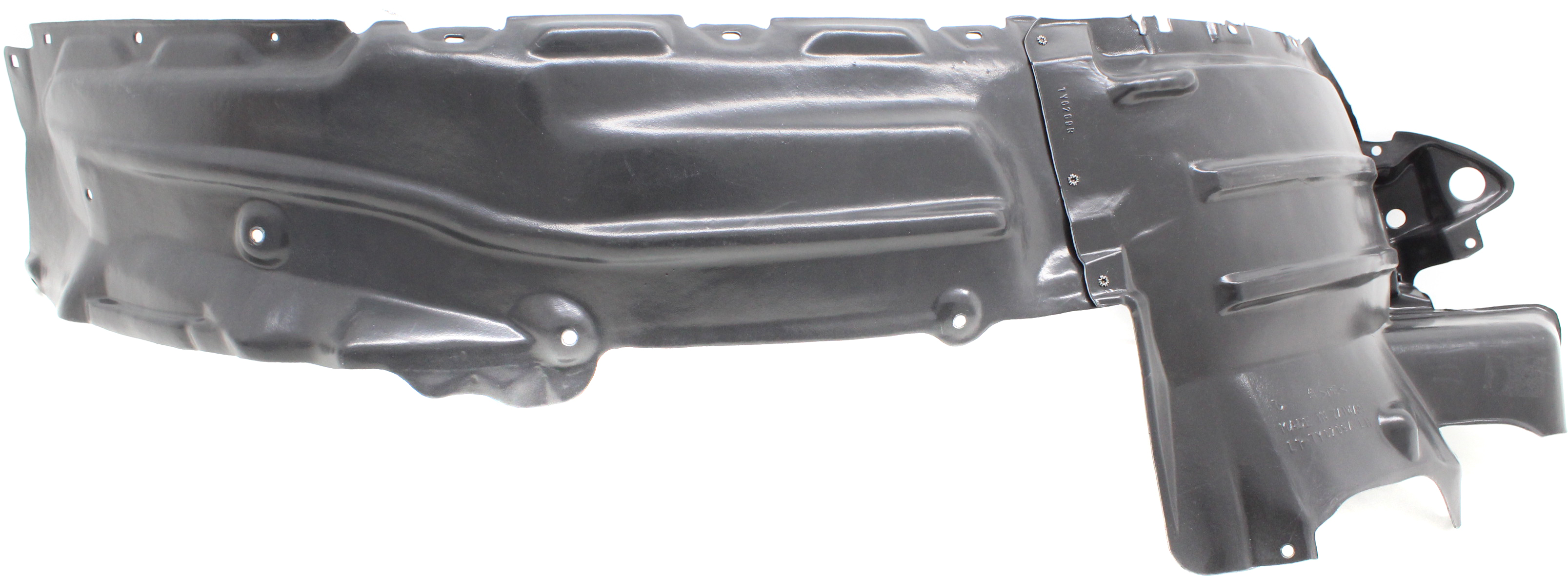 AM LAND CRUISER 16-21 FRONT FENDER LINER LH Rear Section w o Extension Sheet Vacuum Form w o Insulation Foam SKU RT22210006 Partslink TO1248213 OEM 5387660130 PFM