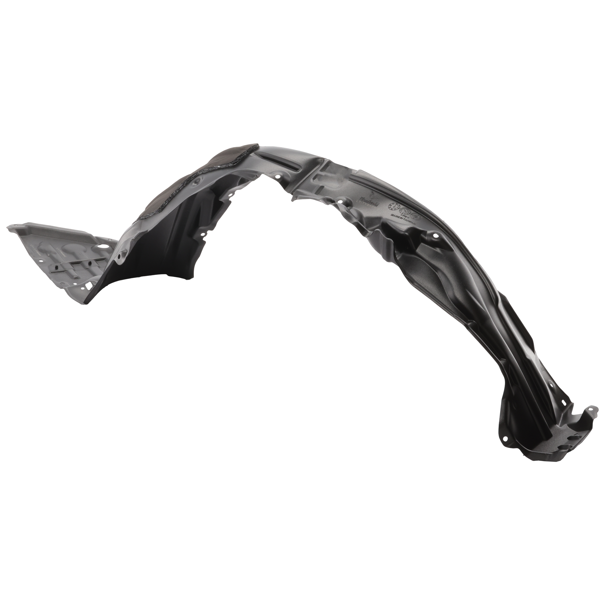 AM PRIUS PRIME 19-22 FRONT FENDER LINER RH Plastic Vacuum Form SKU RT22210041 Partslink TO1249237 OEM 5387547090