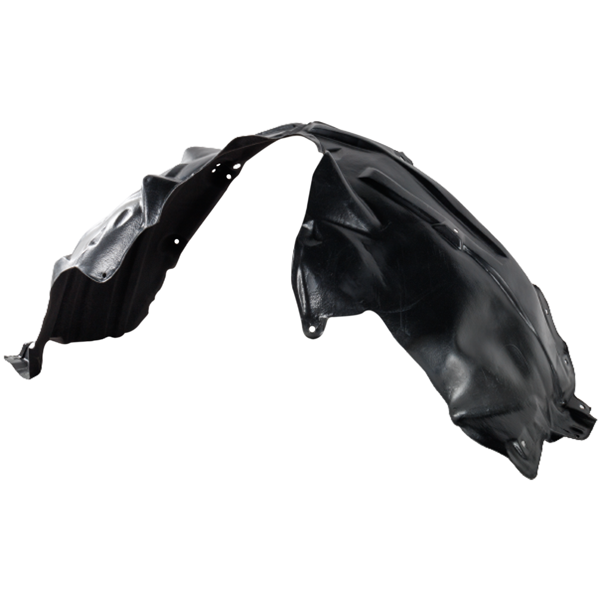 AM RAV4-19-25 FRONT FENDER LINER RH Assembly w Extension Sheet Polyethylene Heated Form SKU RT22210051 Partslink TO1249229 OEM 538750R080