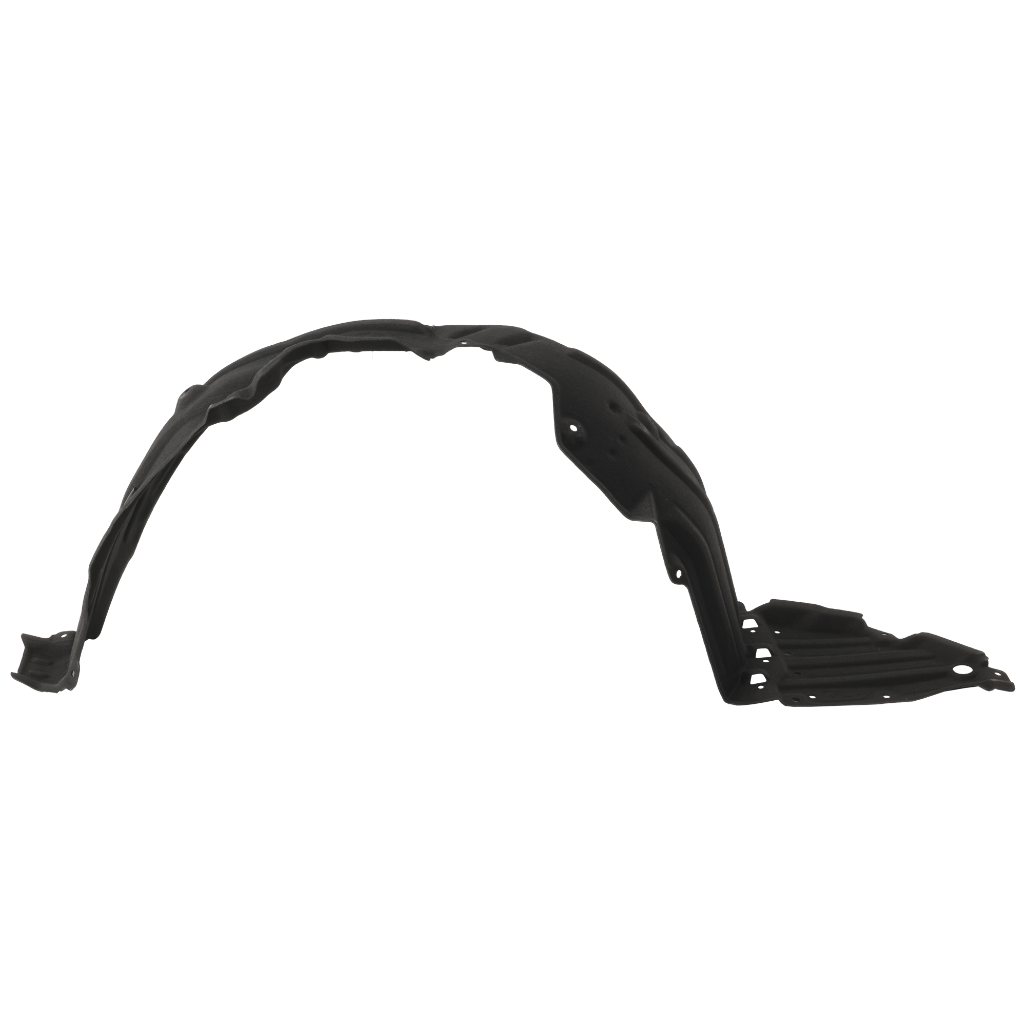 AM COROLLA 19-25 FRONT FENDER LINER LH Plastic Heated Form Hatchback XSE models 18 in. wheels SKU RT22210054 Partslink TO1248243 OEM 5387612620