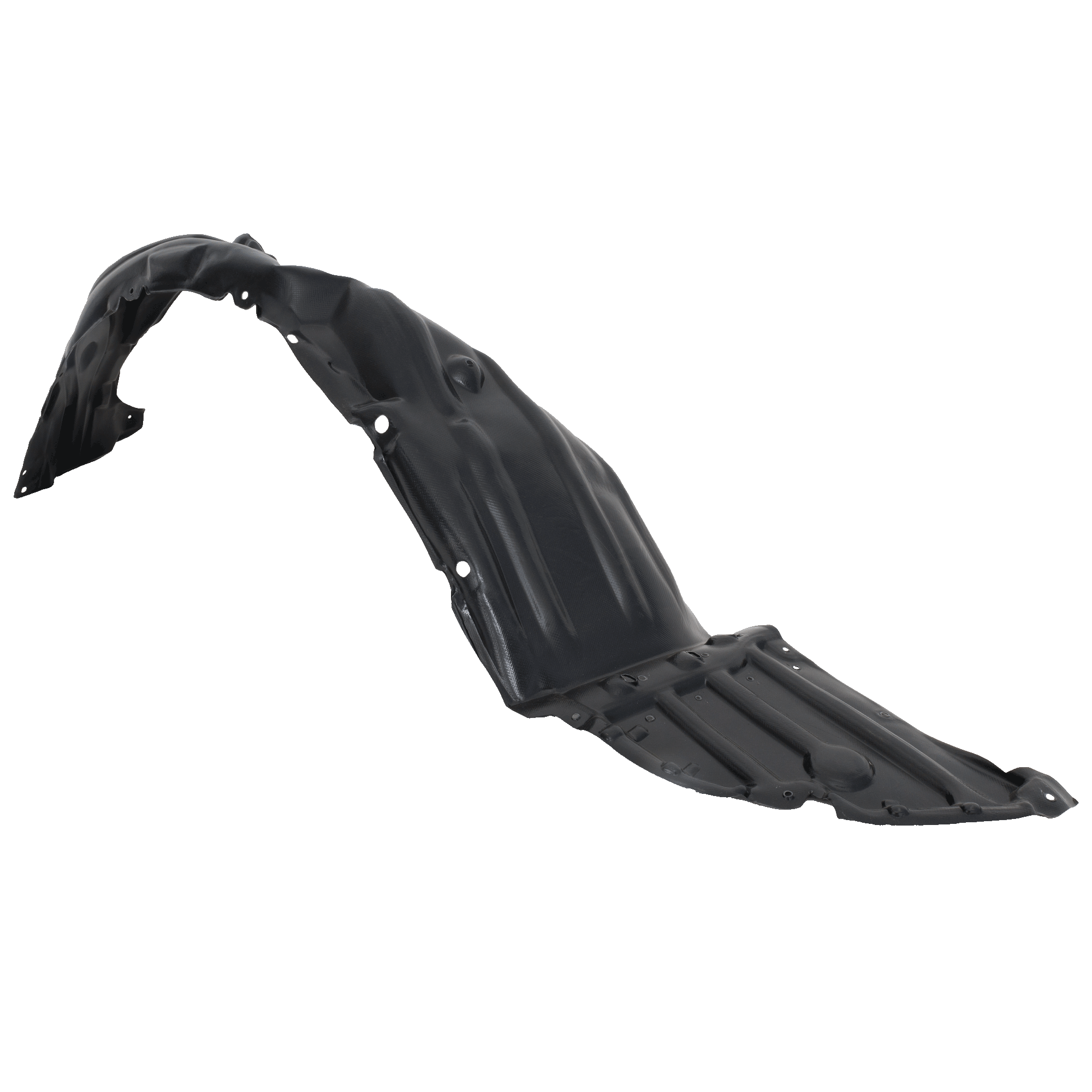 AM COROLLA 20-25 FRONT FENDER LINER RH Plastic Vacuum Form L LE Models Sedan Japan Built Vehicle w o Insulation SKU RT22210057 Partslink TO1249233 OEM 5380512100