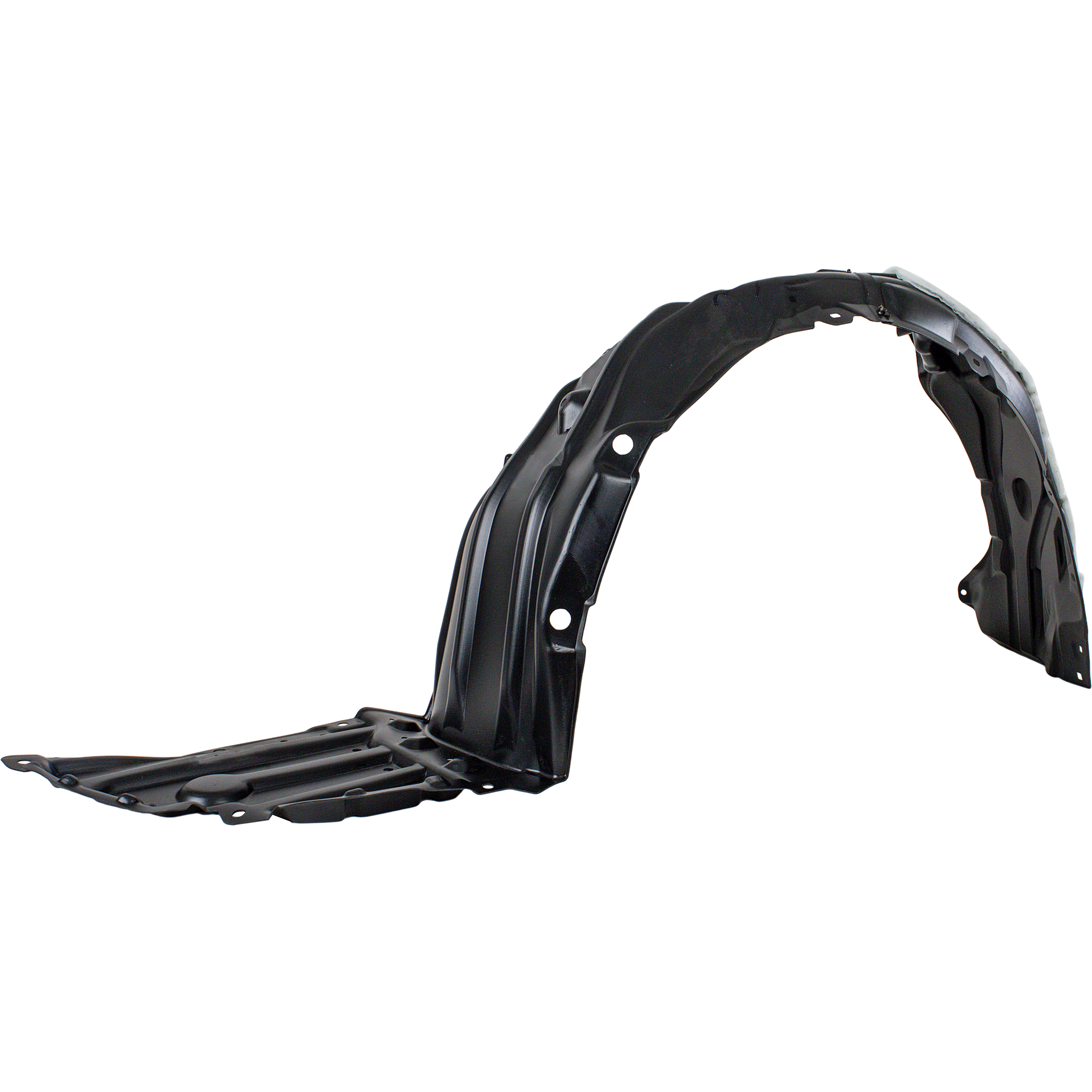 AM COROLLA 20-25 FRONT FENDER LINER LH Plastic Vacuum Form SE XLE XSE Models Sedan Japan Built Vehicle w insulation SKU RT22210062 B Partslink TO1248235 OEM 5380612140