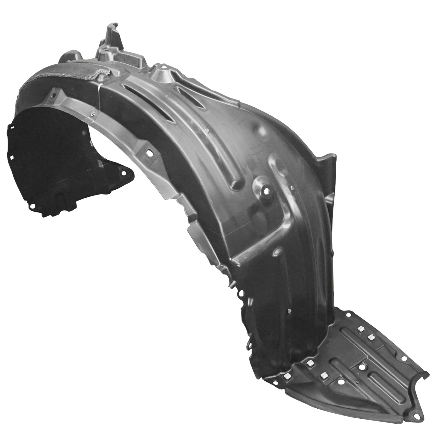 AM C HR 19-19 FRONT FENDER LINER RH Assembly Turkey Built Vehicle CAPA SKU RT22210063Q Partslink TO1249239C OEM 53875F4022