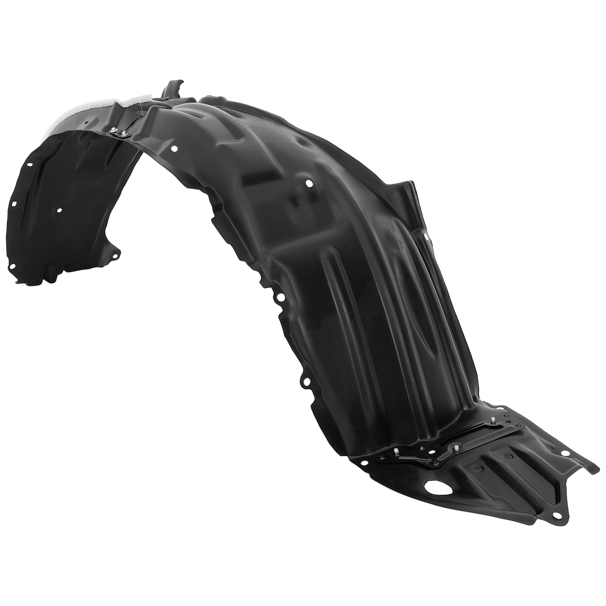 AM C HR 18-22 FRONT FENDER LINER RH Assembly Japan Built Vehicle From 07-18 w Insulation Foam SKU RT22210075 Partslink TO1249238 OEM 5387510080