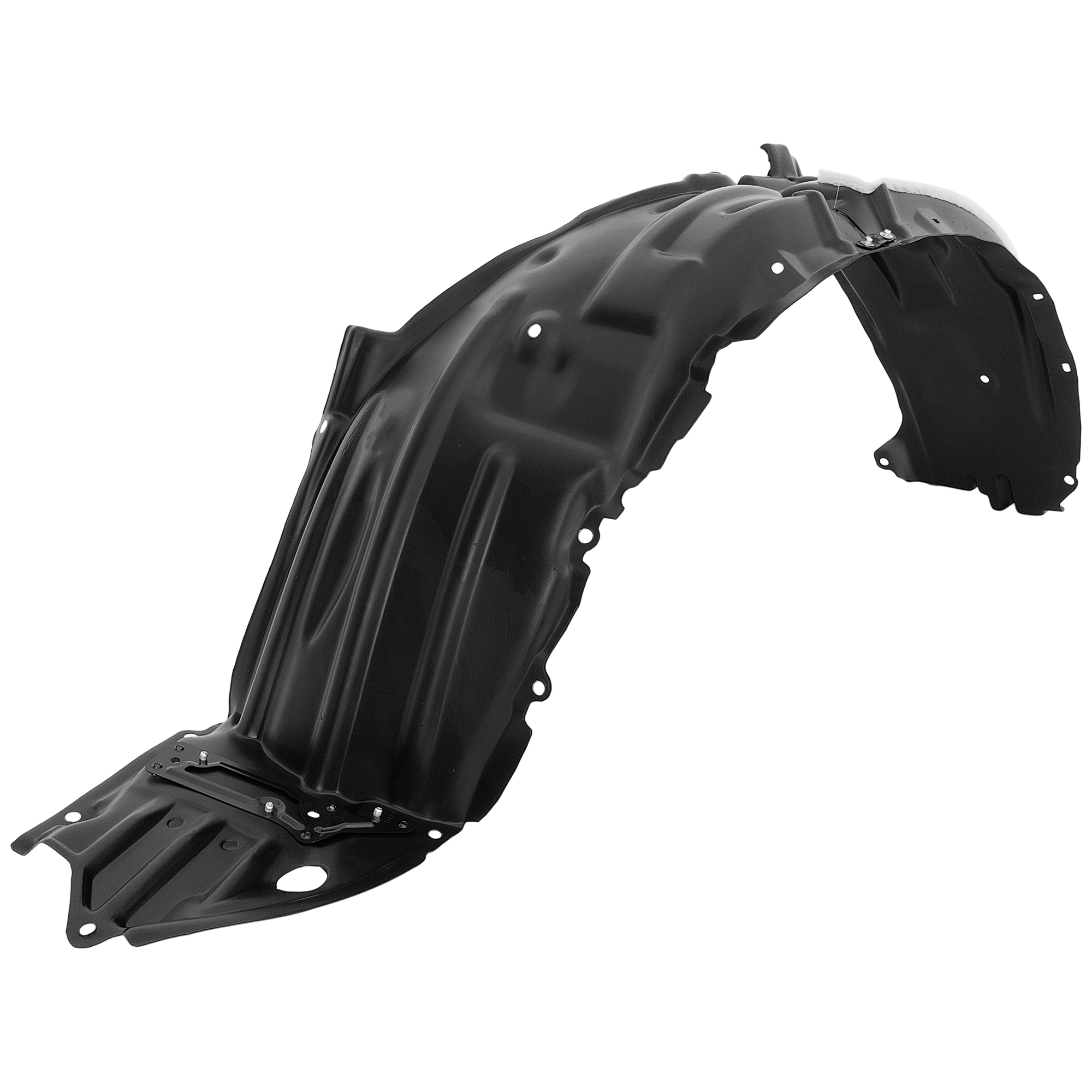AM C HR 18-22 FRONT FENDER LINER LH Assembly Japan Built Vehicle From 07-18 w Insulation Foam SKU RT22210076 Partslink TO1248238 OEM 5387610080