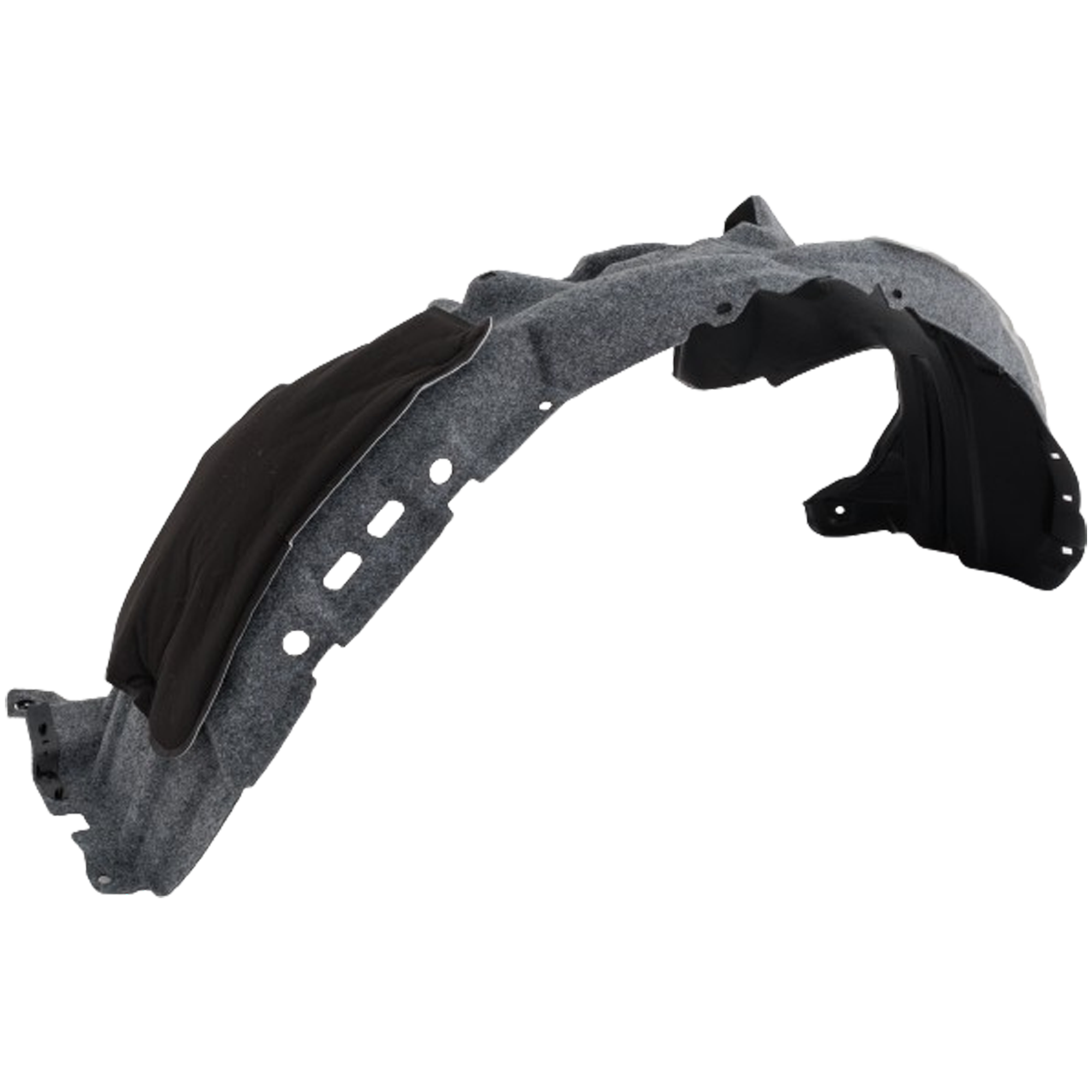 AM VENZA 21-24 FRONT FENDER LINER RH Plastic Heated Form CAPA SKU RT22210077Q Partslink TO1248250C OEM 5387548190