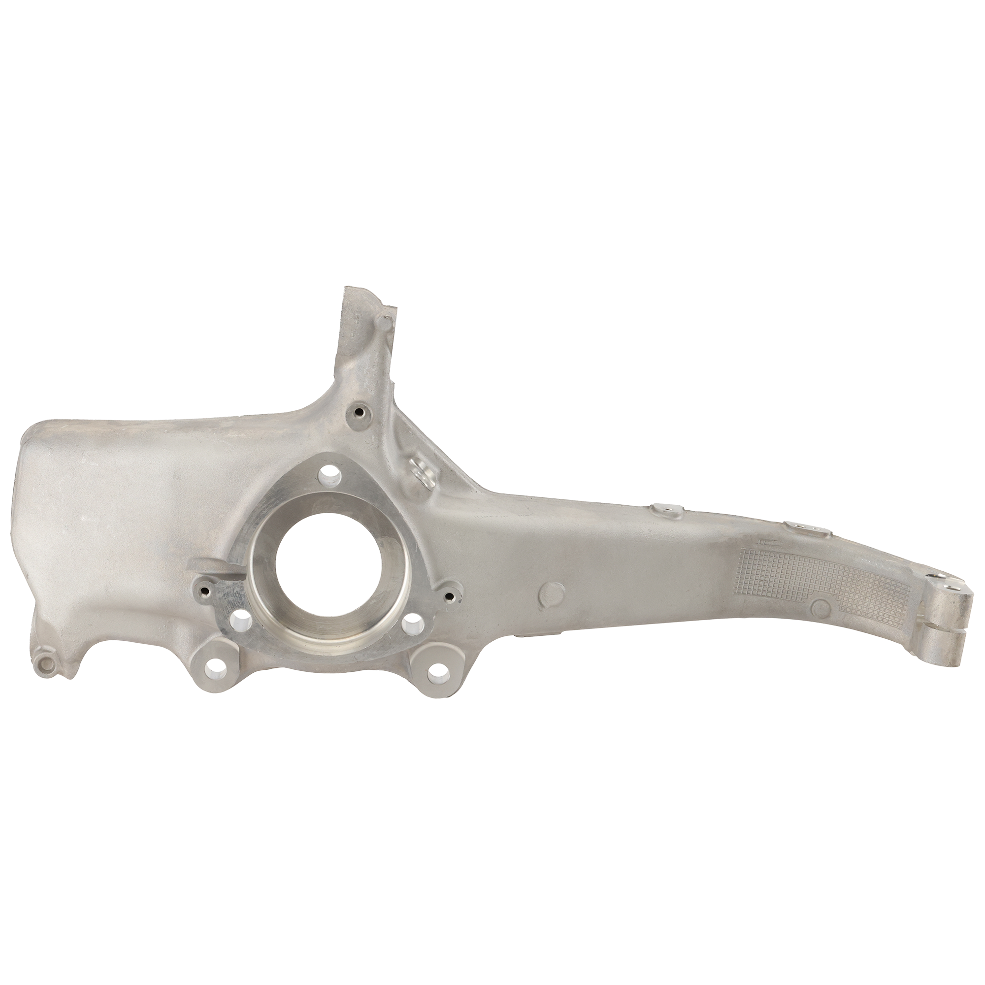 AM MODEL 3-17-23 FRONT KNUCKLE LH Silver Aluminum SKU RT28390012 OEM 104431100E