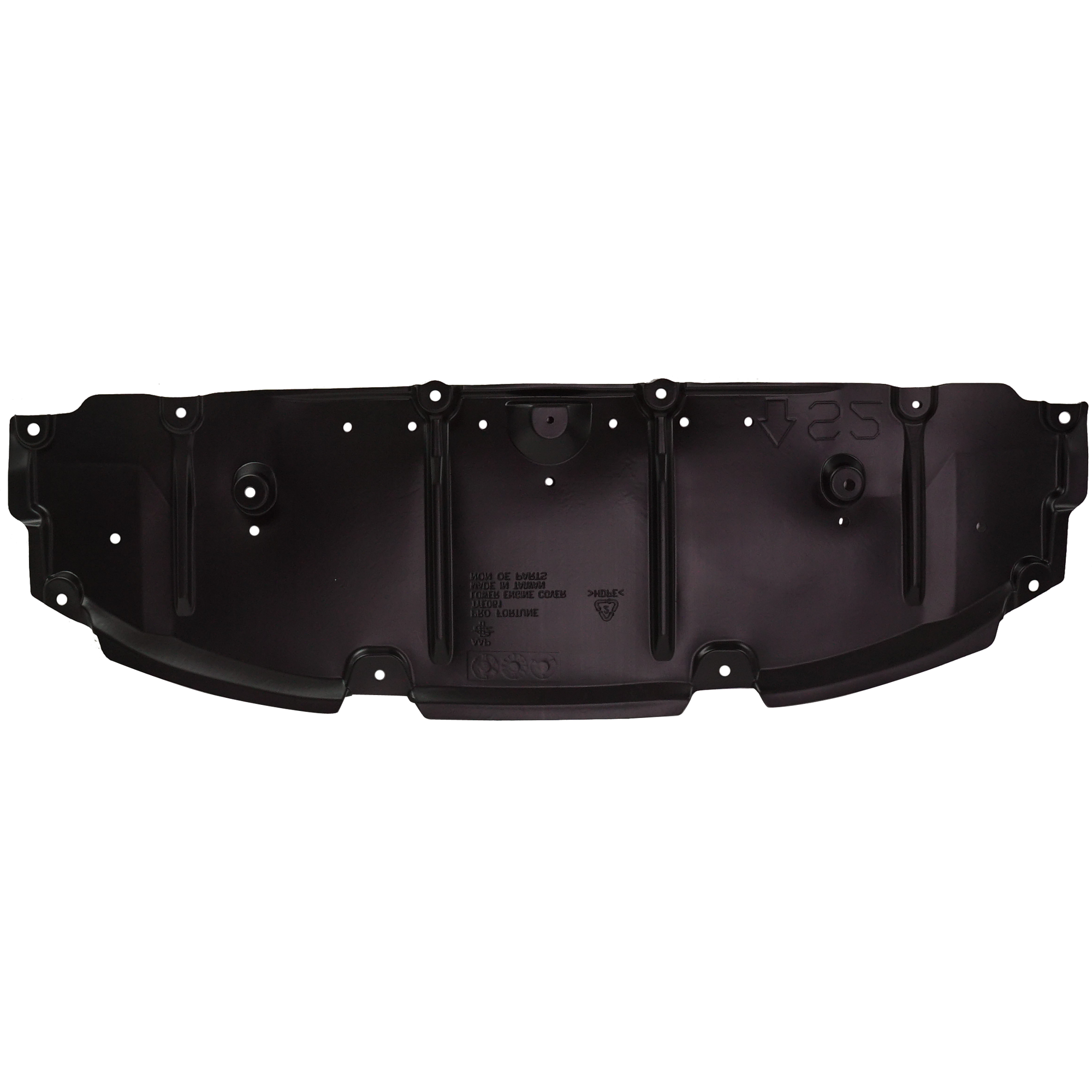 AM COROLLA 20-25 ENGINE SPLASH SHIELD Front Exc. Hybrid Model Sedan North America Built Vehicle SKU RT31010027 Partslink TO1228257 OEM 5145102160