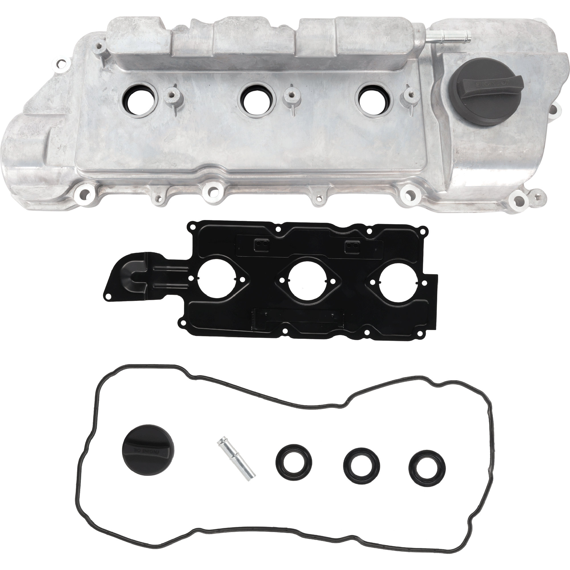 AM AVALON 03-04 CAMRY 03-06 VALVE COVER w Gasket and Oil Filter Cap Aluminum SKU RT32040005 OEM 112020A051