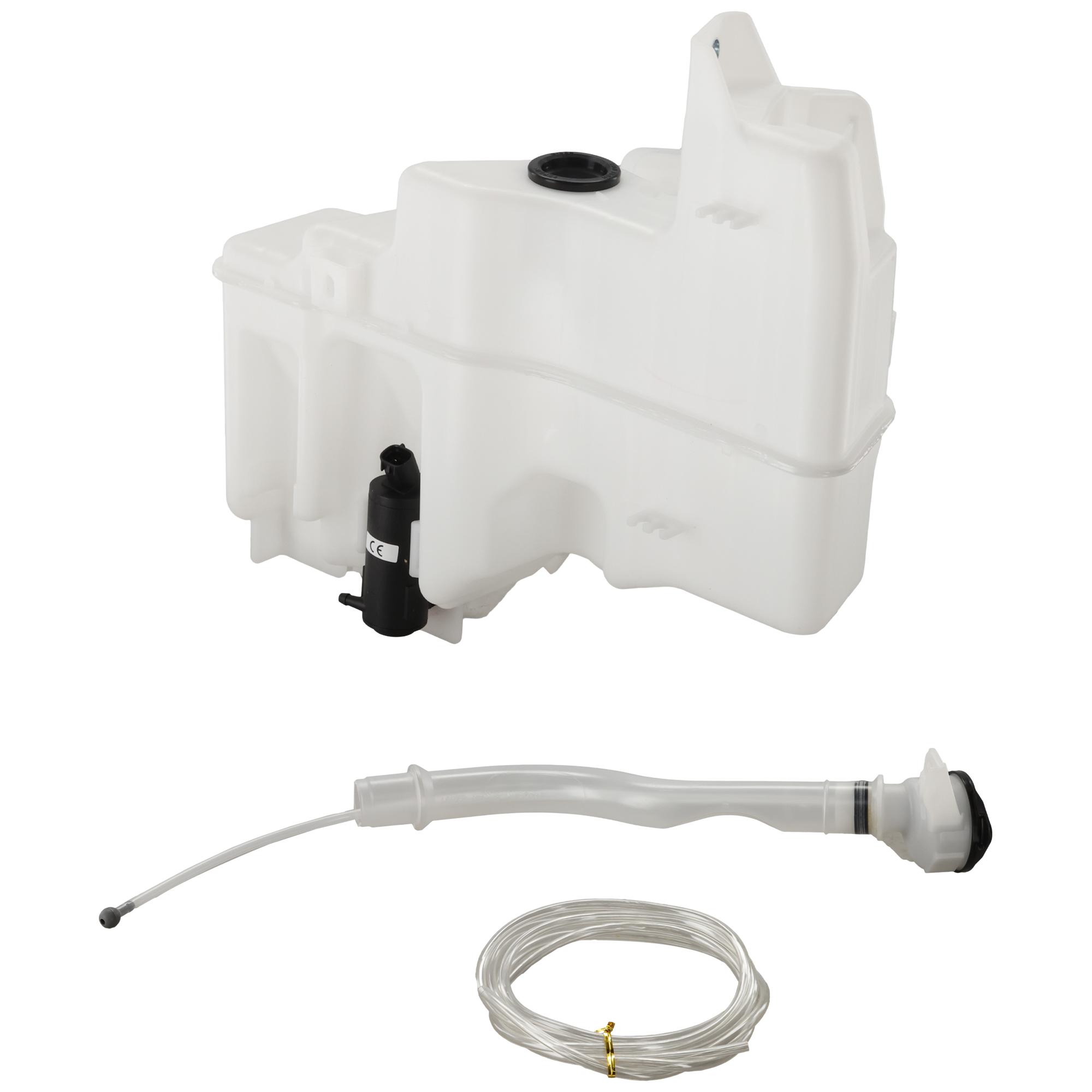 AM COROLLA 20-24 WASHER RESERVOIR Assembly w Pump Inlet Filler and Cap w o Sensor North America Built Sedan SKU RT37050015 Partslink TO1288243 OEM 8531502690 PFM