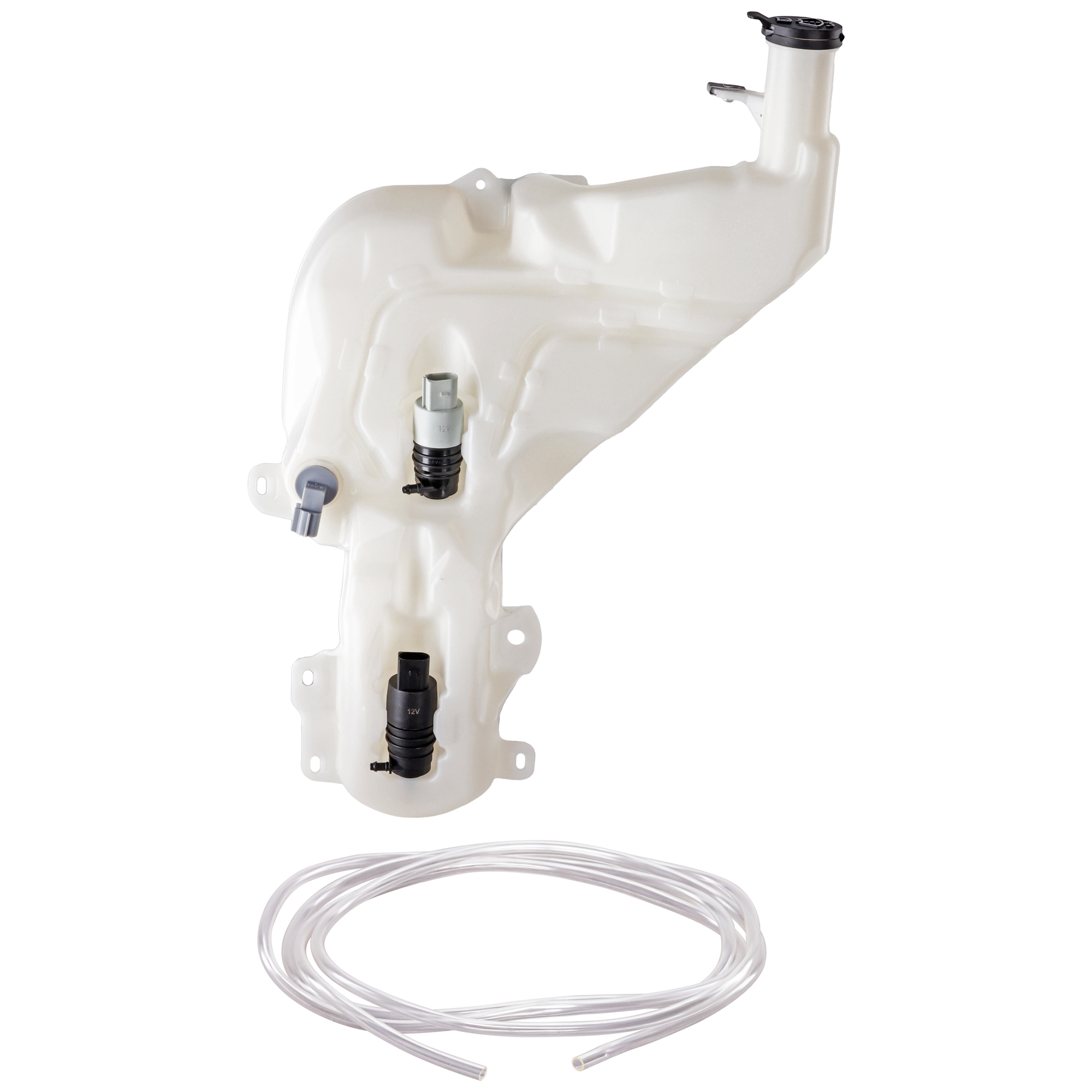 AM TUNDRA 00-06 WASHER RESERVOIR Assembly w Inlet Cap Pump and Sensor Double Cab Regular Cab Access Cab w Cold Climate Spec SKU RT37050036 Partslink TO1288260 OEM 853150C030 PFM