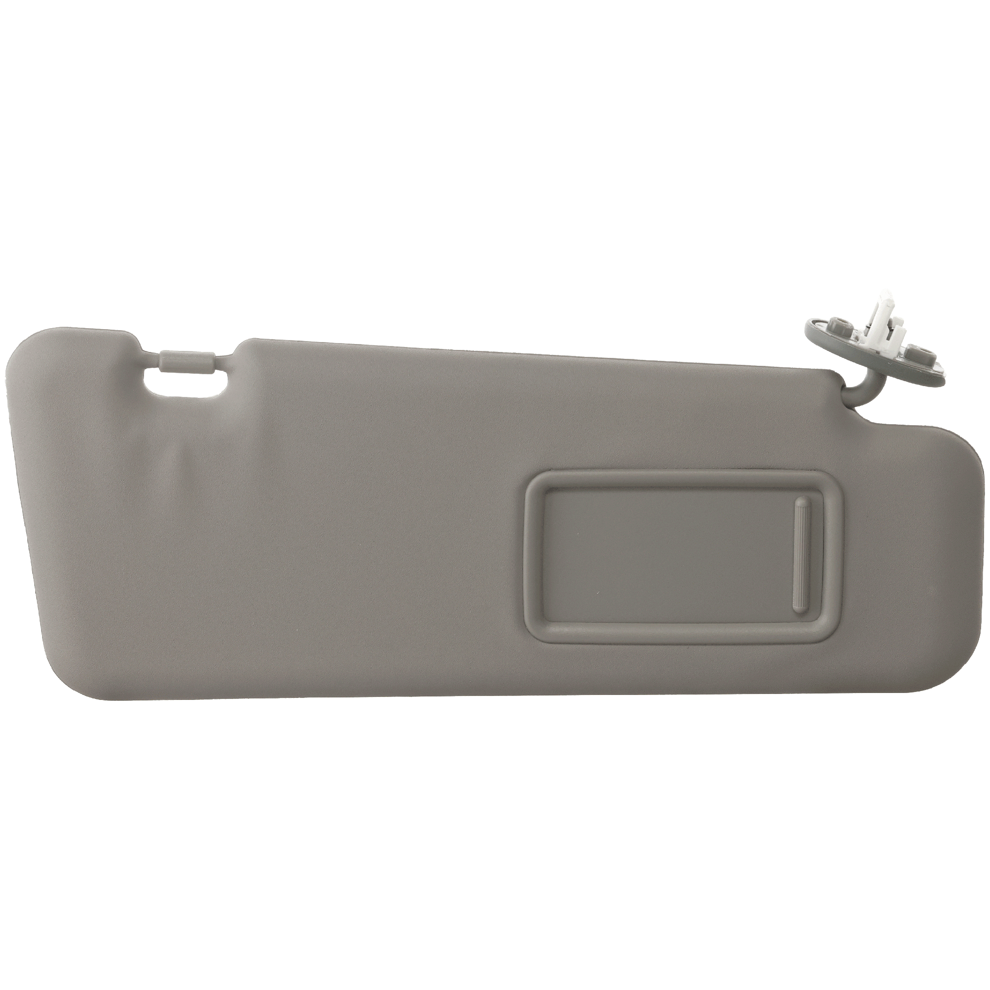 AM HIGHLANDER 08-13 SUN VISOR RH Gray w Vanity Lamp and Mirror SKU RT42170007 Partslink TO2943106 OEM 7431048140B1