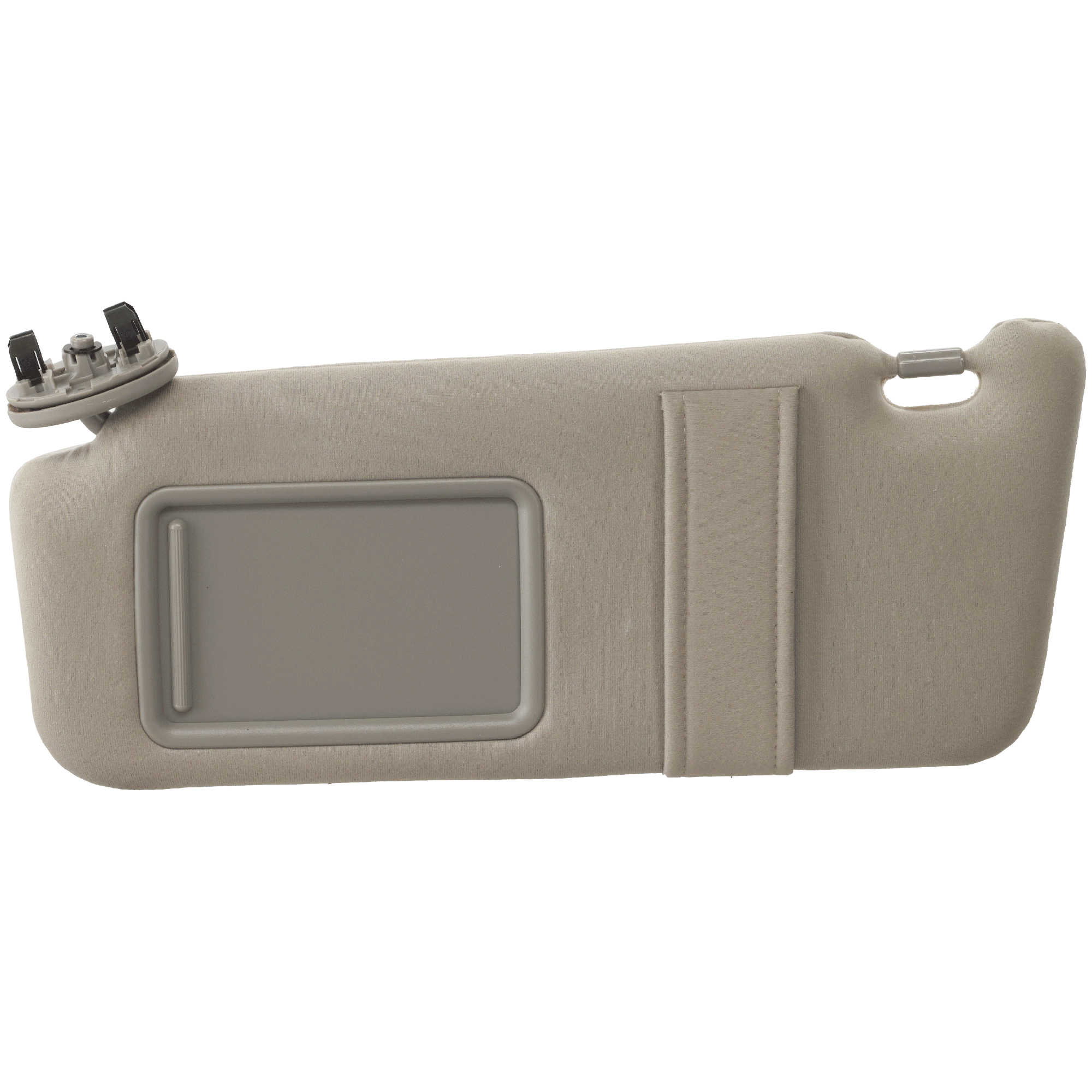 AM CAMRY 07-11 SUN VISOR LH Gray w o Sunroof USA Built Vehicle SKU RT42170010 OEM 7432033E80B0